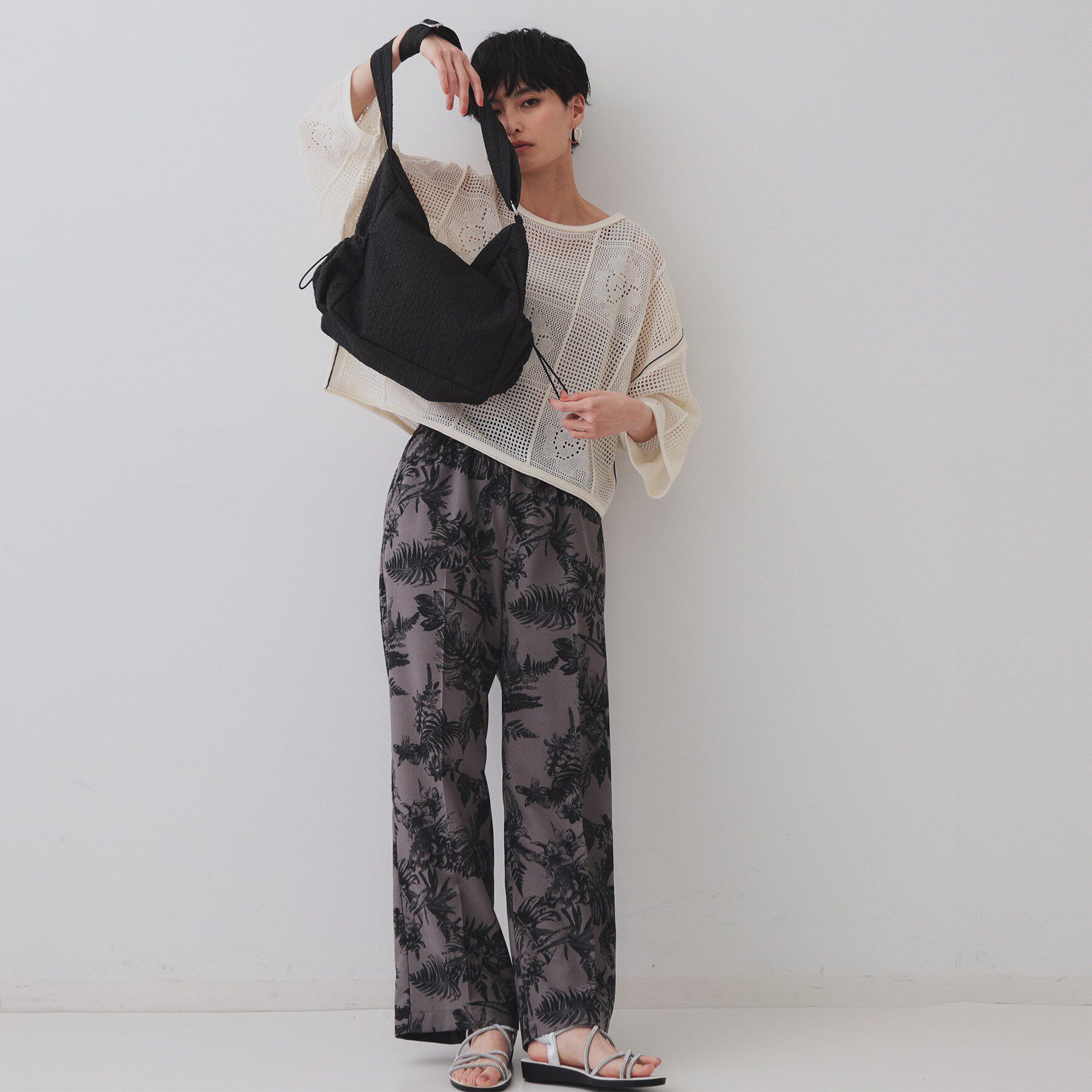 OPAQUE.CLIP「【2WAY／A4サイズ対応】ふくれジャカードショルダーバッグ」|ショルダー・メッセンジャー|