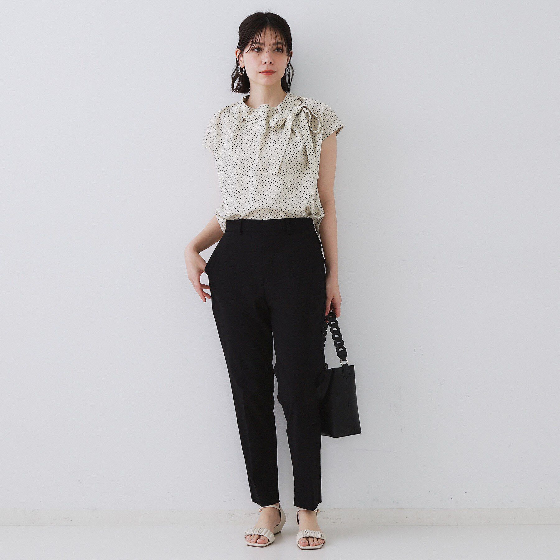 OPAQUE.CLIP「《S-LLサイズ》ハイストレッチスティックパンツ【洗濯機洗い可/接触冷感】」|その他|