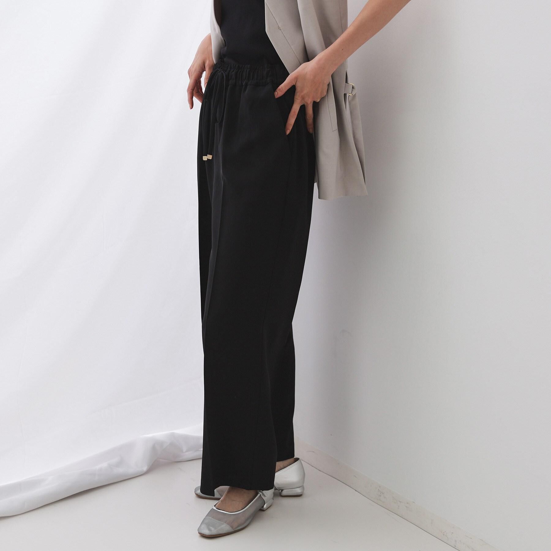 OPAQUE.CLIP「美脚イージーワイドパンツ【防シワ/洗濯機洗い可/抗ピル/ストレッチ】《丈が選べる/SS-LLサイズ/」|その他|