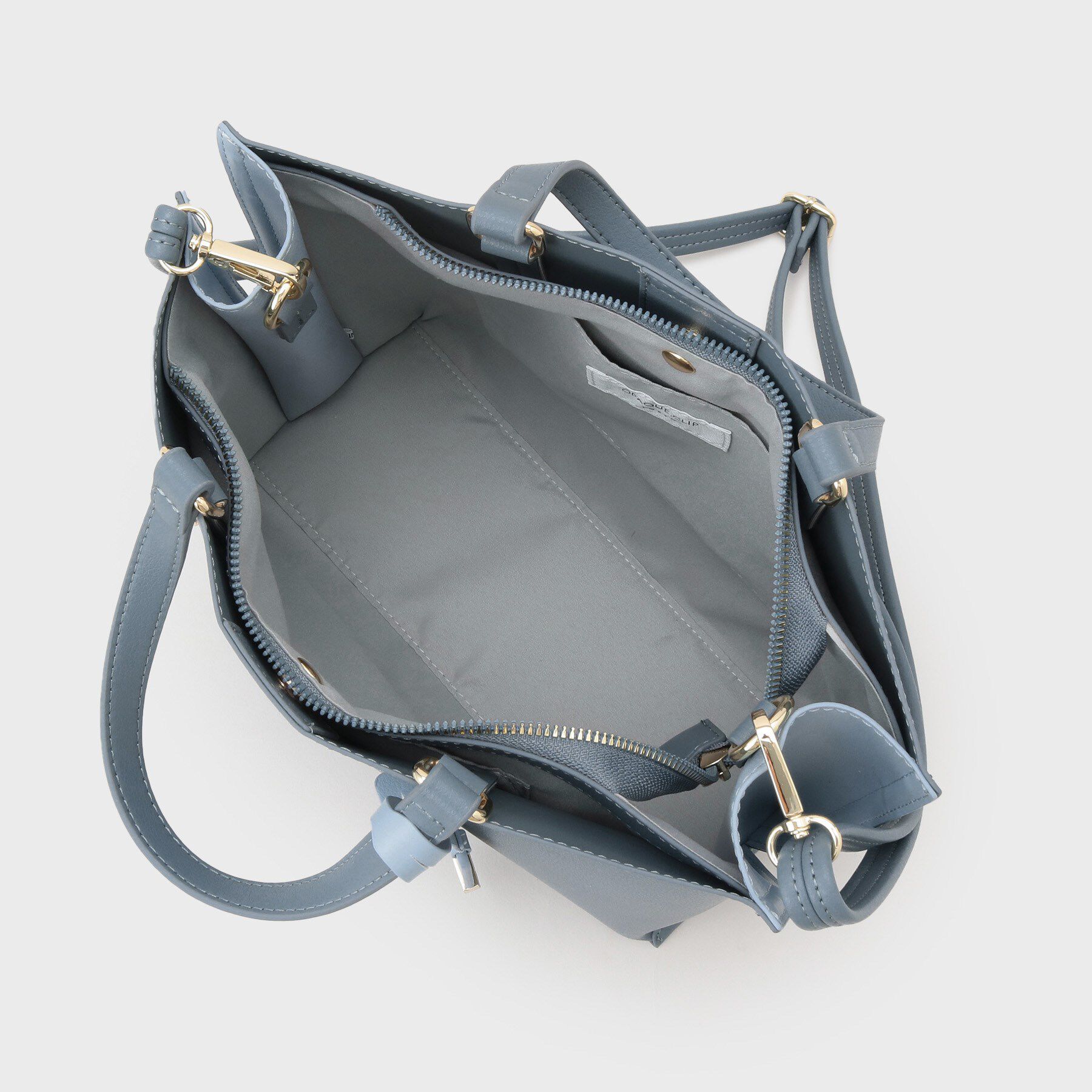 OPAQUE.CLIP「【2WAY/名品】バイカラー3層ミドルトートバッグ」|トートバッグ|