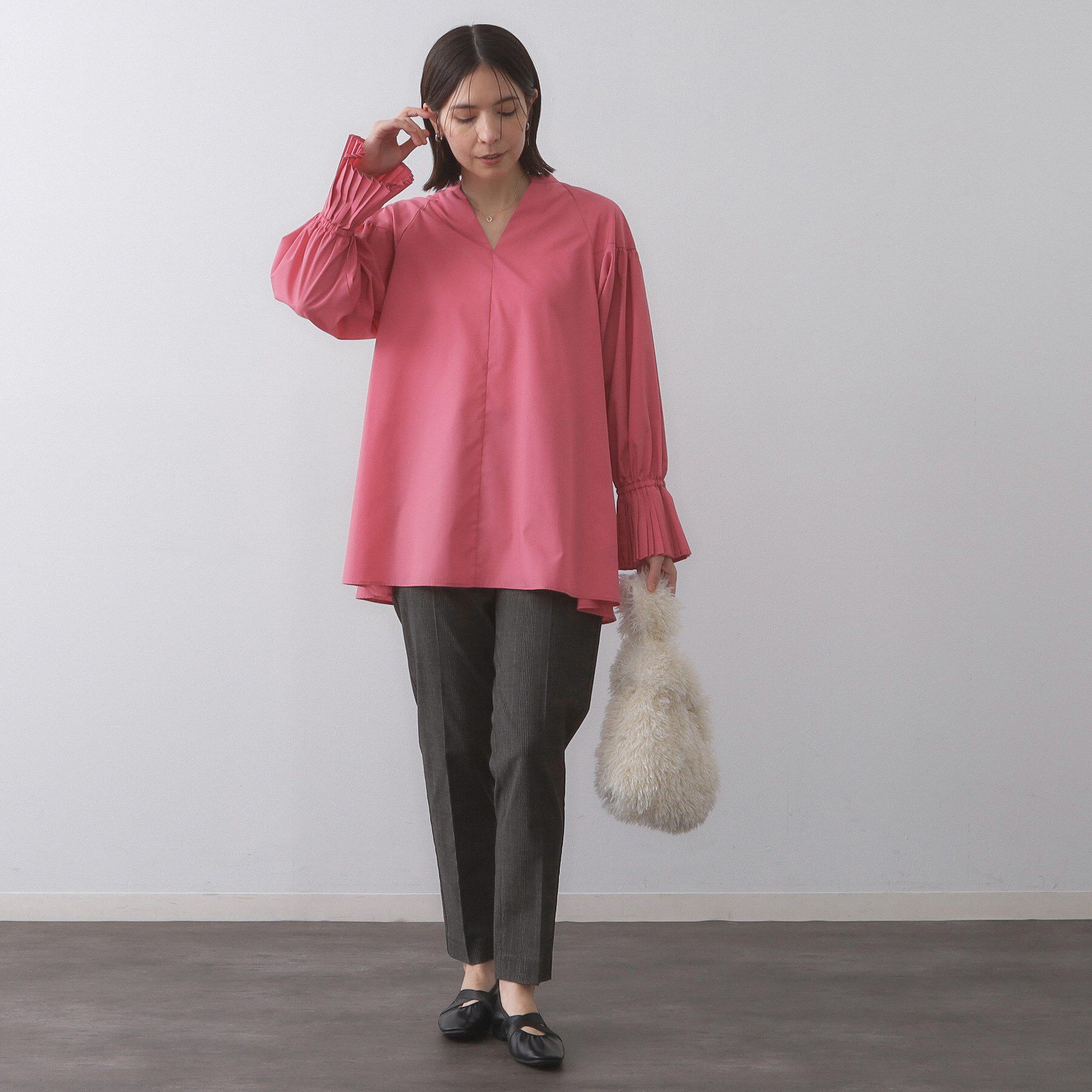 OPAQUE.CLIP「《SS-LLサイズ》ハイストレッチイージースティックパンツ【洗濯機洗い可】」|その他|