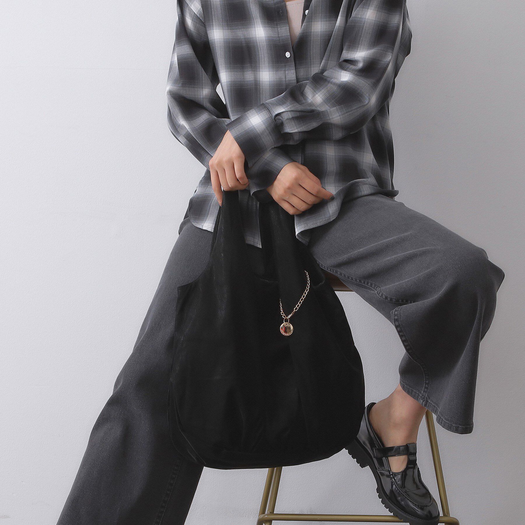 OPAQUE.CLIP「【A4サイズ対応】ヌバック調合皮ビッグトート」|トートバッグ|