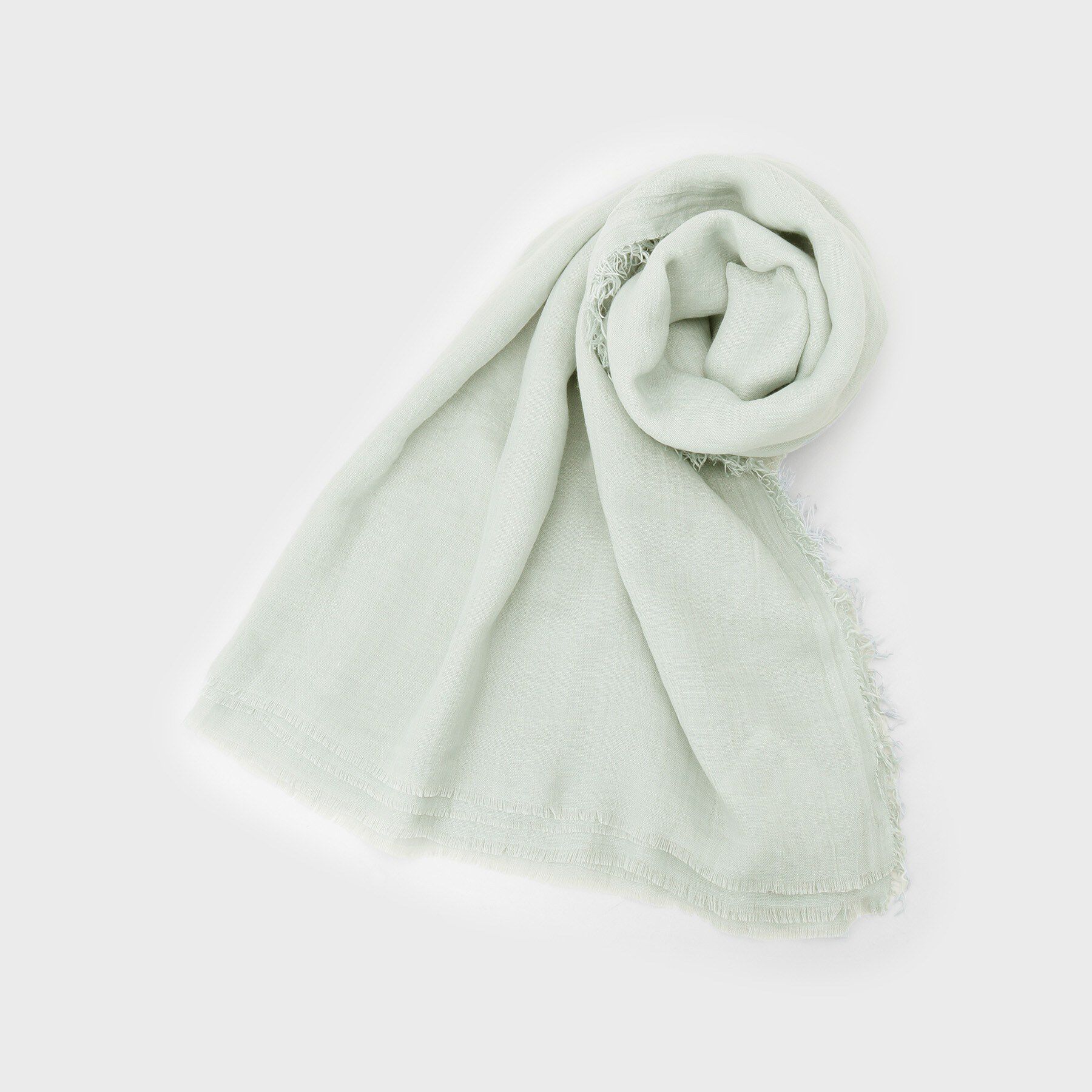 OPAQUE.CLIP「大判シアーストール」|ストール|グリーン(022)