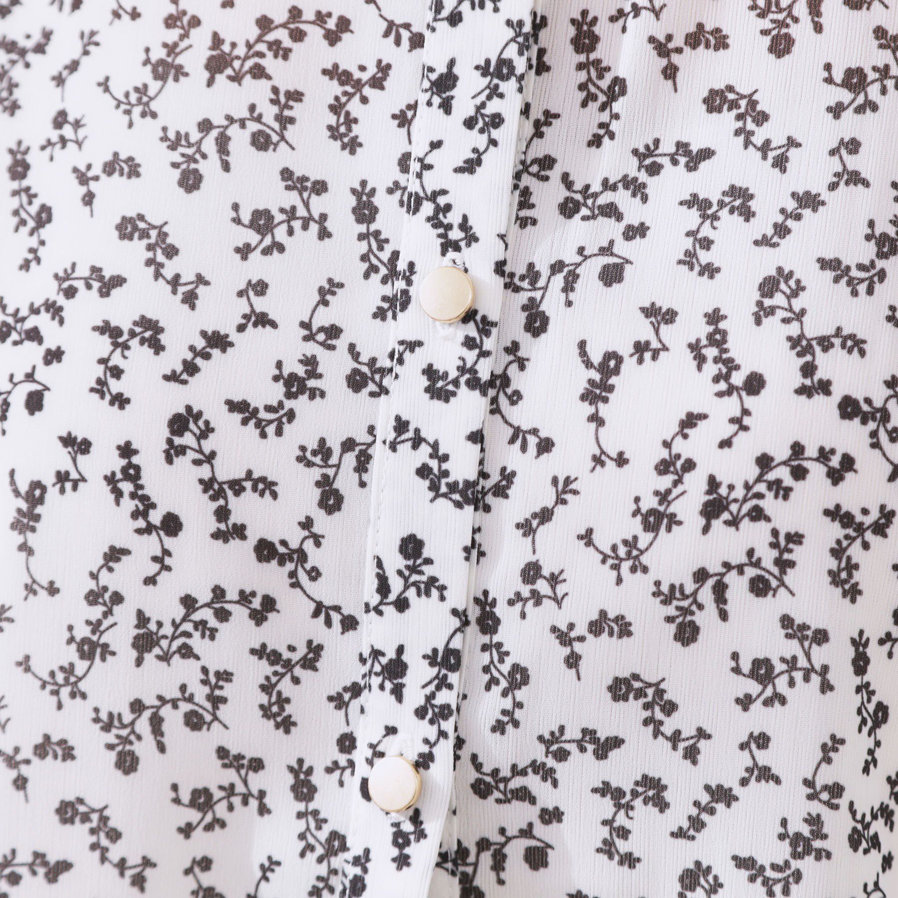 Couture broach「【キレイめ・通勤】前後2WAY楊柳フレアー袖ブラウス」|シャツ・ブラウス|