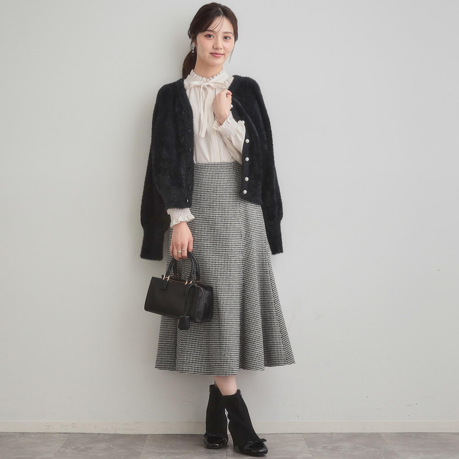 Couture broach「【ふわふわ/前後2WAY】フェザーカーディトップス」|カーディガン|