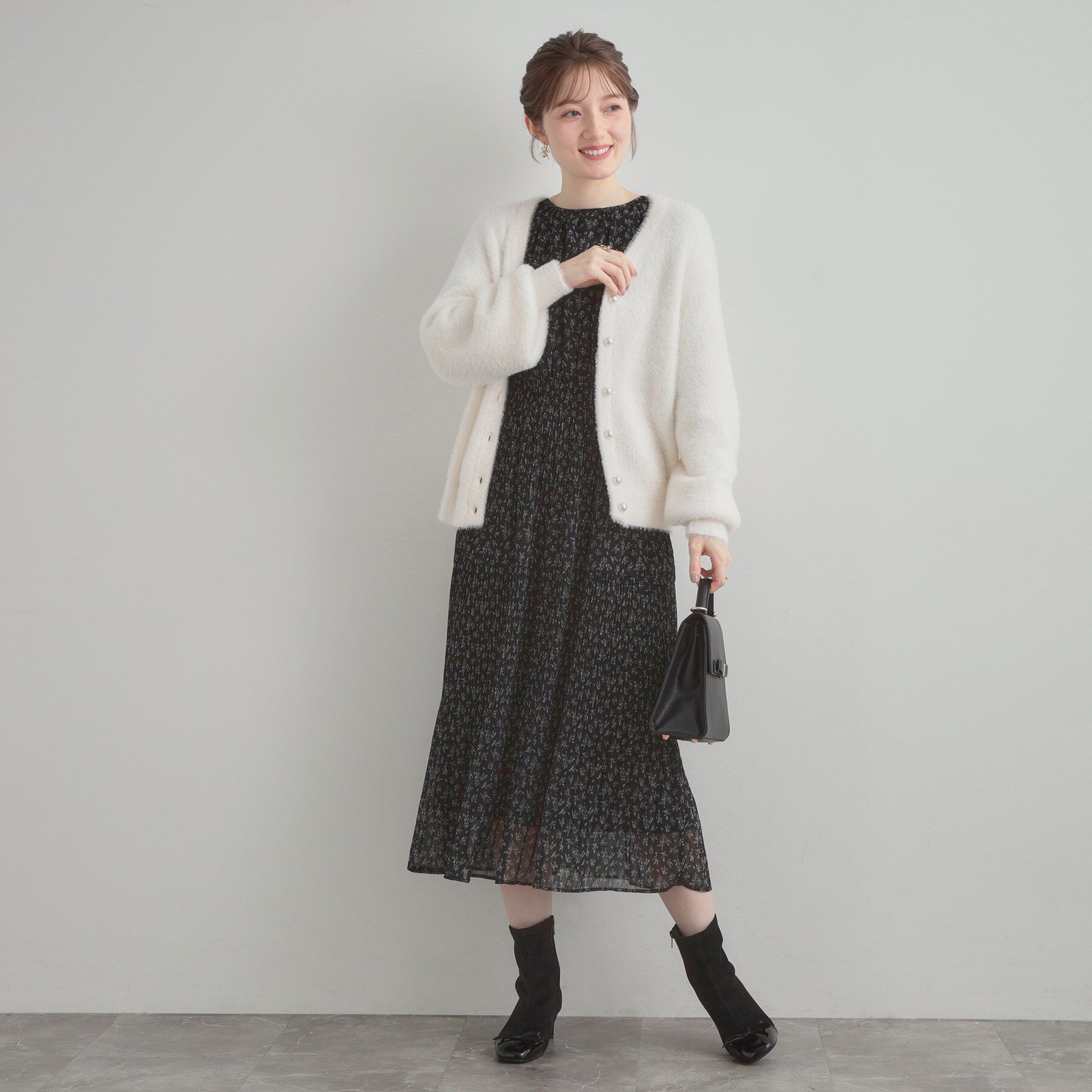 Couture broach「【ふわふわ/前後2WAY】フェザーカーディトップス」|カーディガン|