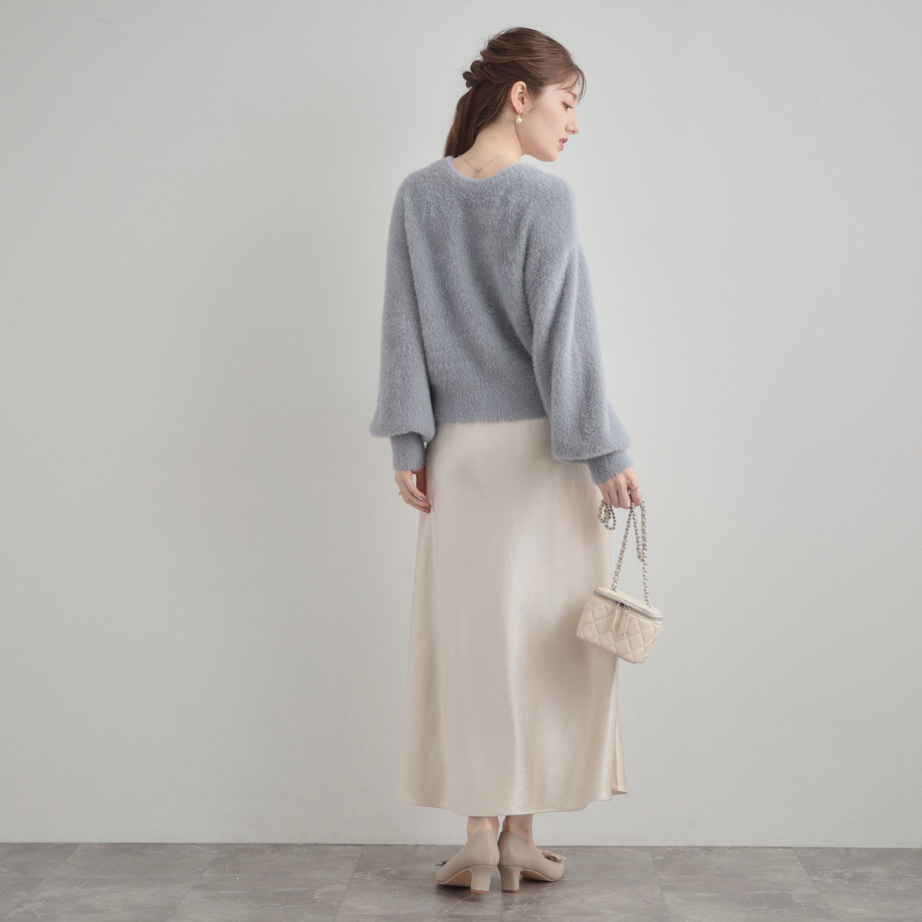 Couture broach「【ふわふわ/前後2WAY】フェザーカーディトップス」|カーディガン|