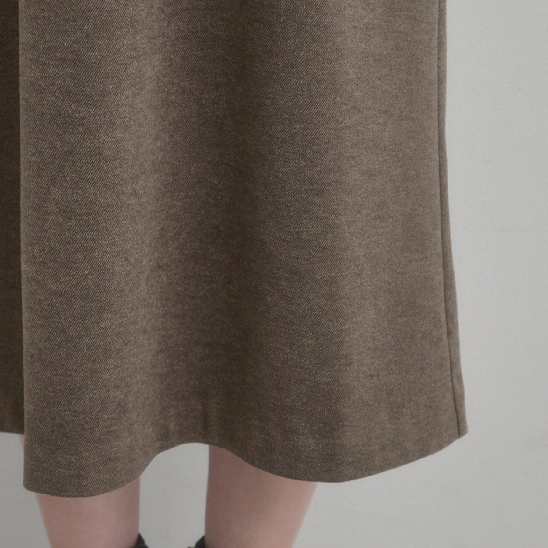 Couture broach「【通勤・起毛ポンチ】配色Aラインワンピース」|ワンピース|