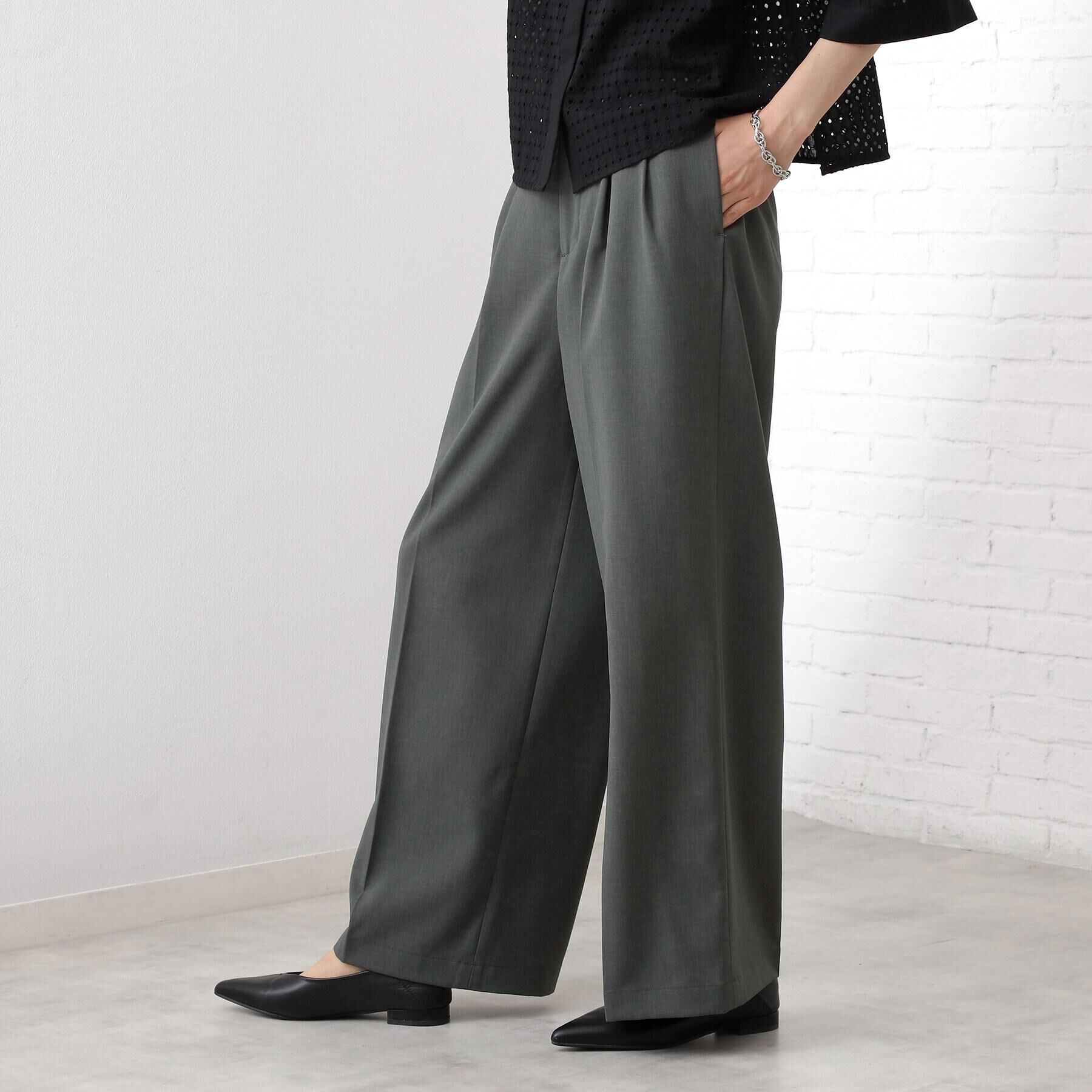 THE SHOP TK「【きれいめもカジュアルもお任せ】2タックワイドパンツ【セットアップ可】」|その他|