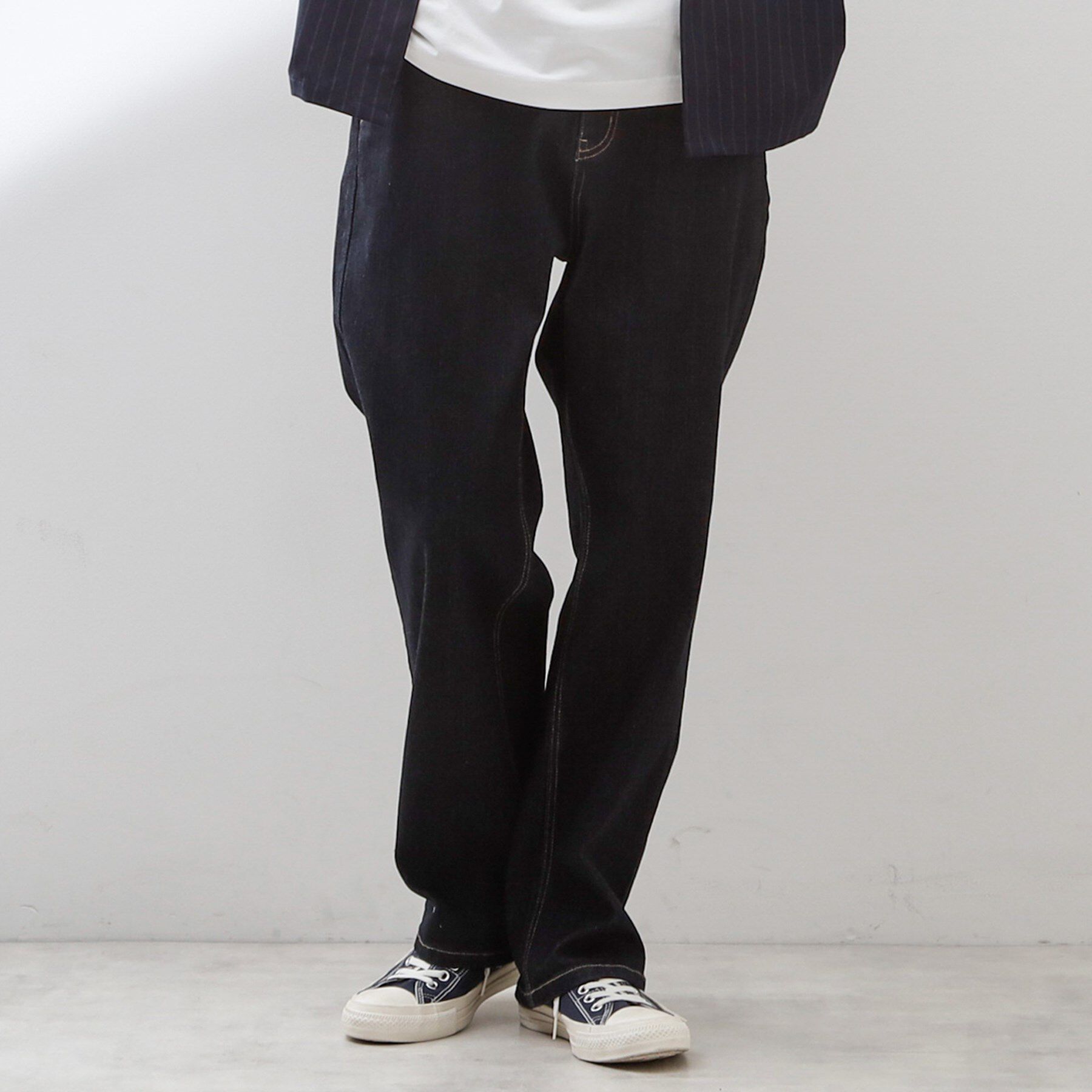 THE SHOP TK「コットンカーブデニム 【セットアップ可/洗濯機OK】」|デニム|