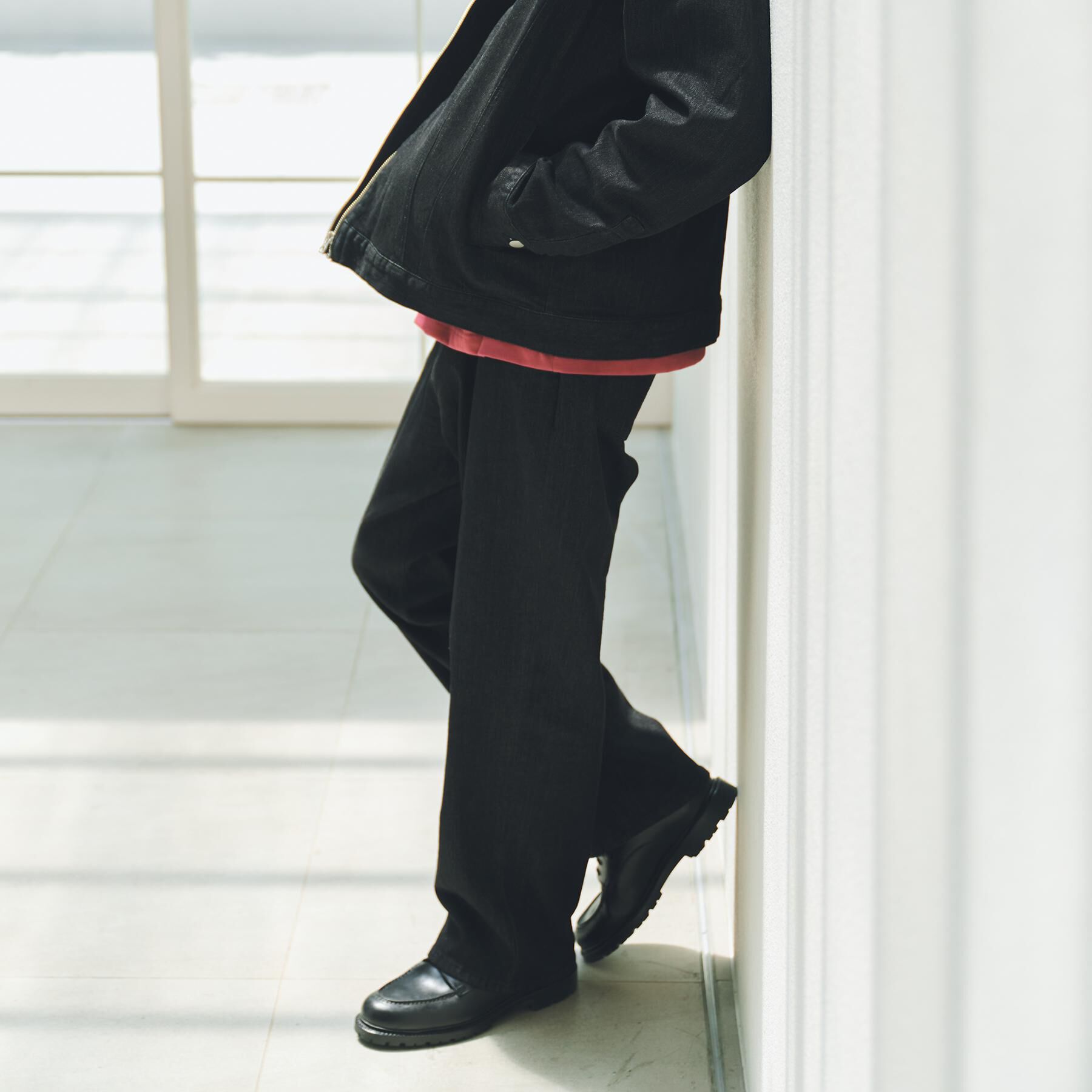 THE SHOP TK「コットンカーブデニム 【セットアップ可/洗濯機OK】」|デニム|