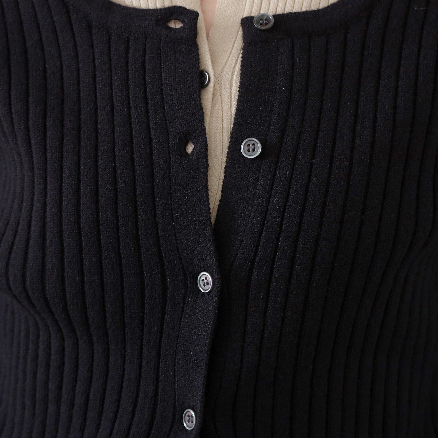 THE SHOP TK「【アンチピリング/静電気防止/洗える】ヘンリーレイヤードニット」|ニット・セーター|