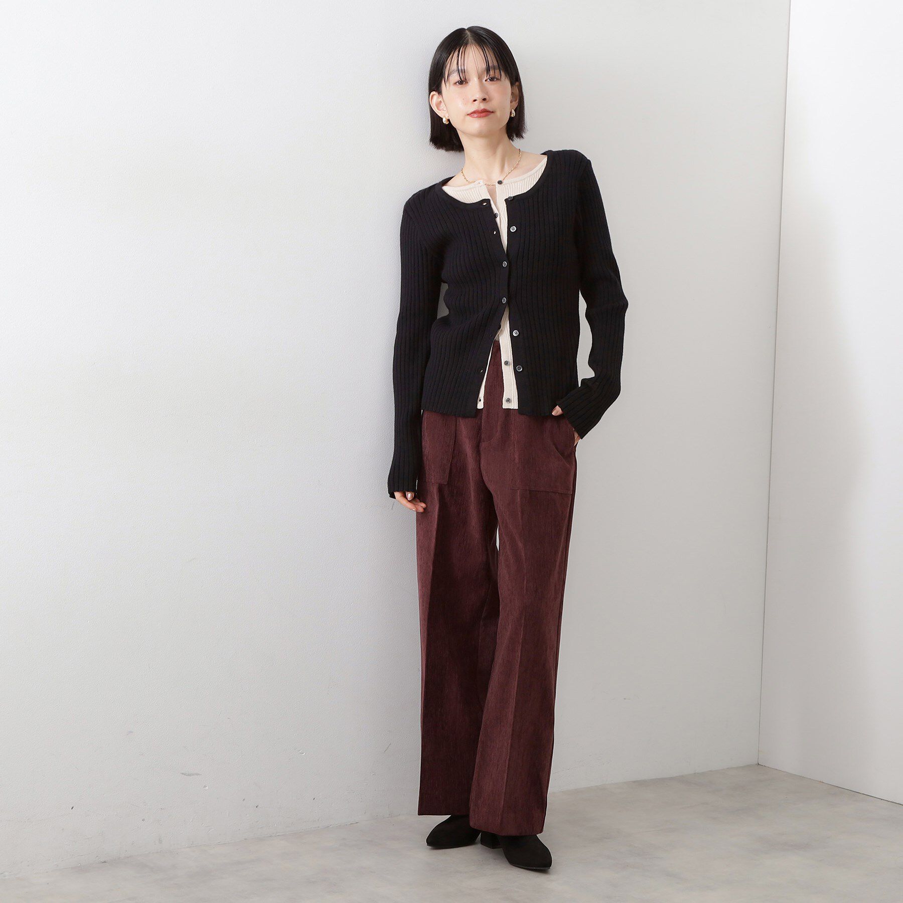 THE SHOP TK「クラッシュベロアベーカーパンツ」|その他|