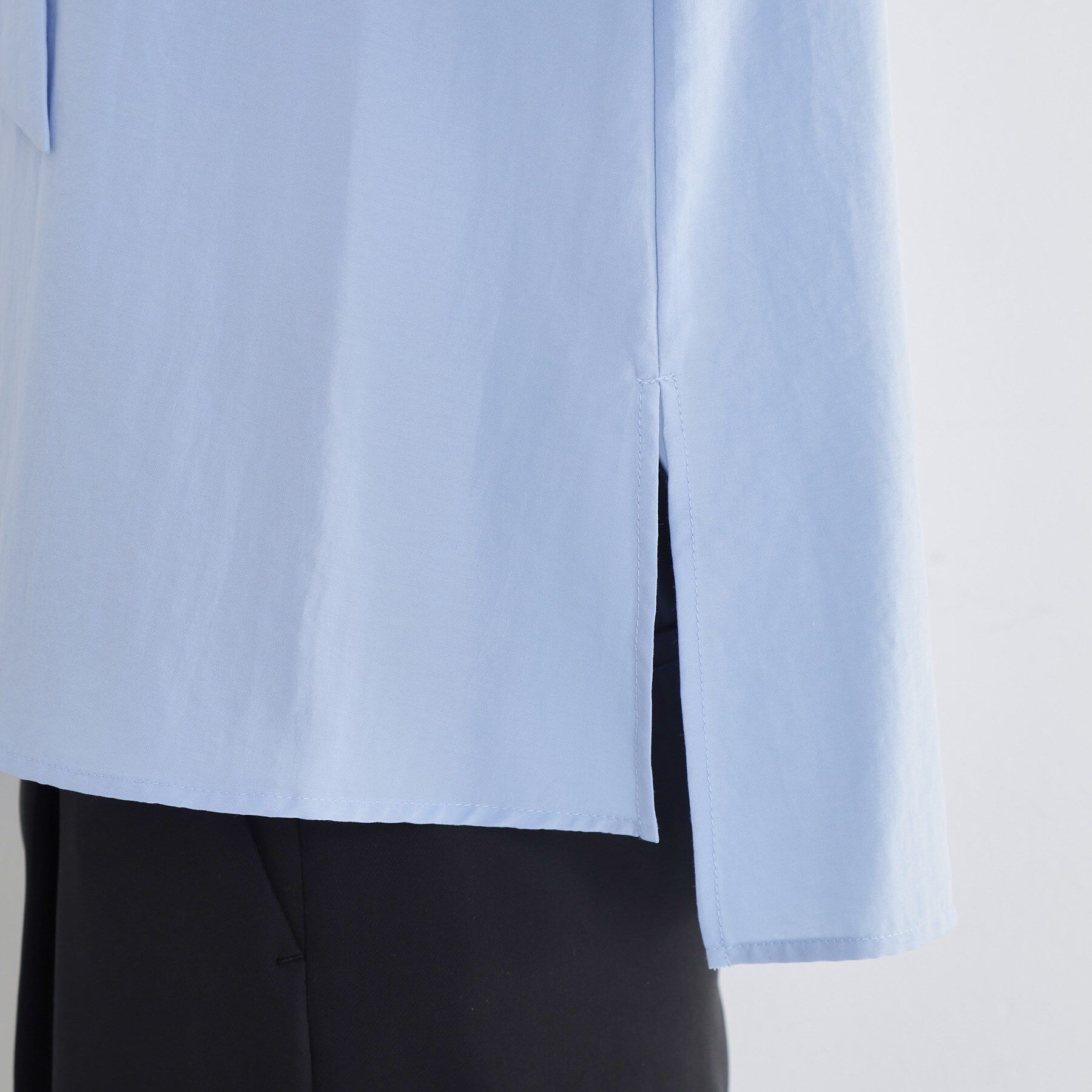 THE SHOP TK「【通勤にもカジュアルにも】ギャザーリボンタイブラウス」|シャツ・ブラウス|