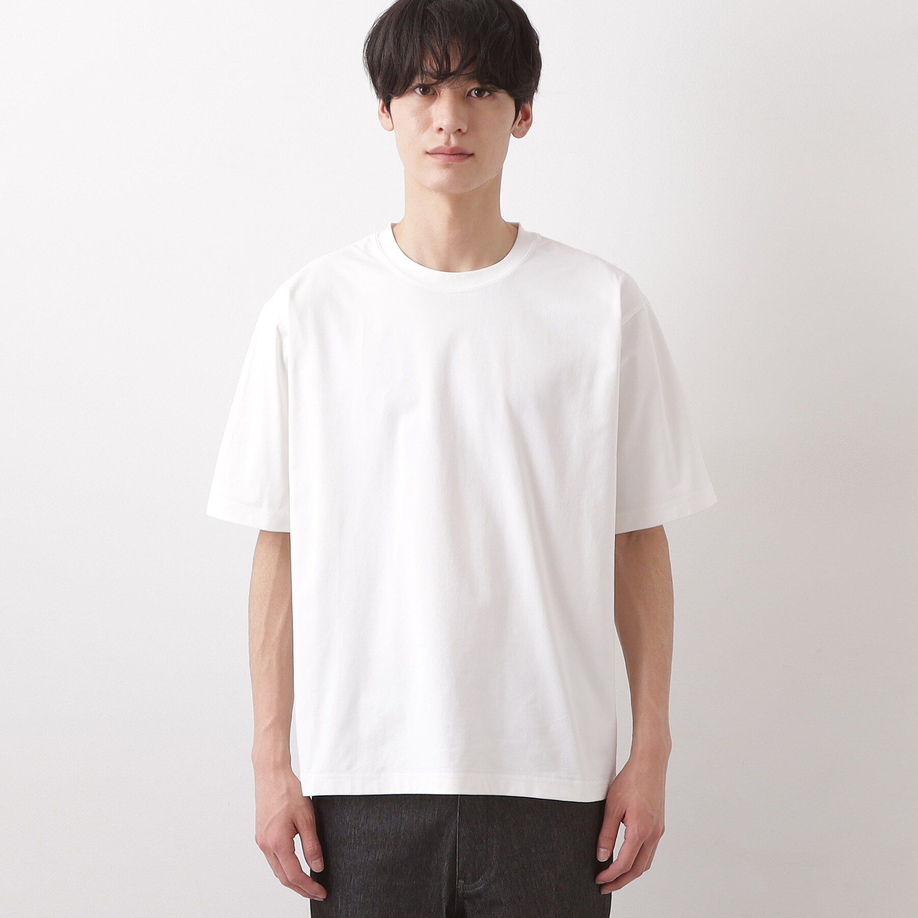 THE SHOP TK「【2点セット】カーディガン＋半袖Tシャツ 洗濯機OK」|カーディガン|