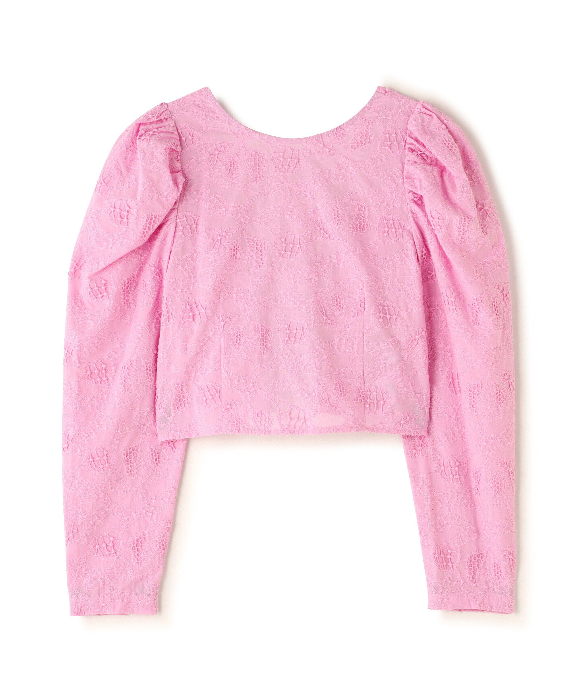  「バックシャンレースアップブラウス」|シャツ・ブラウス|