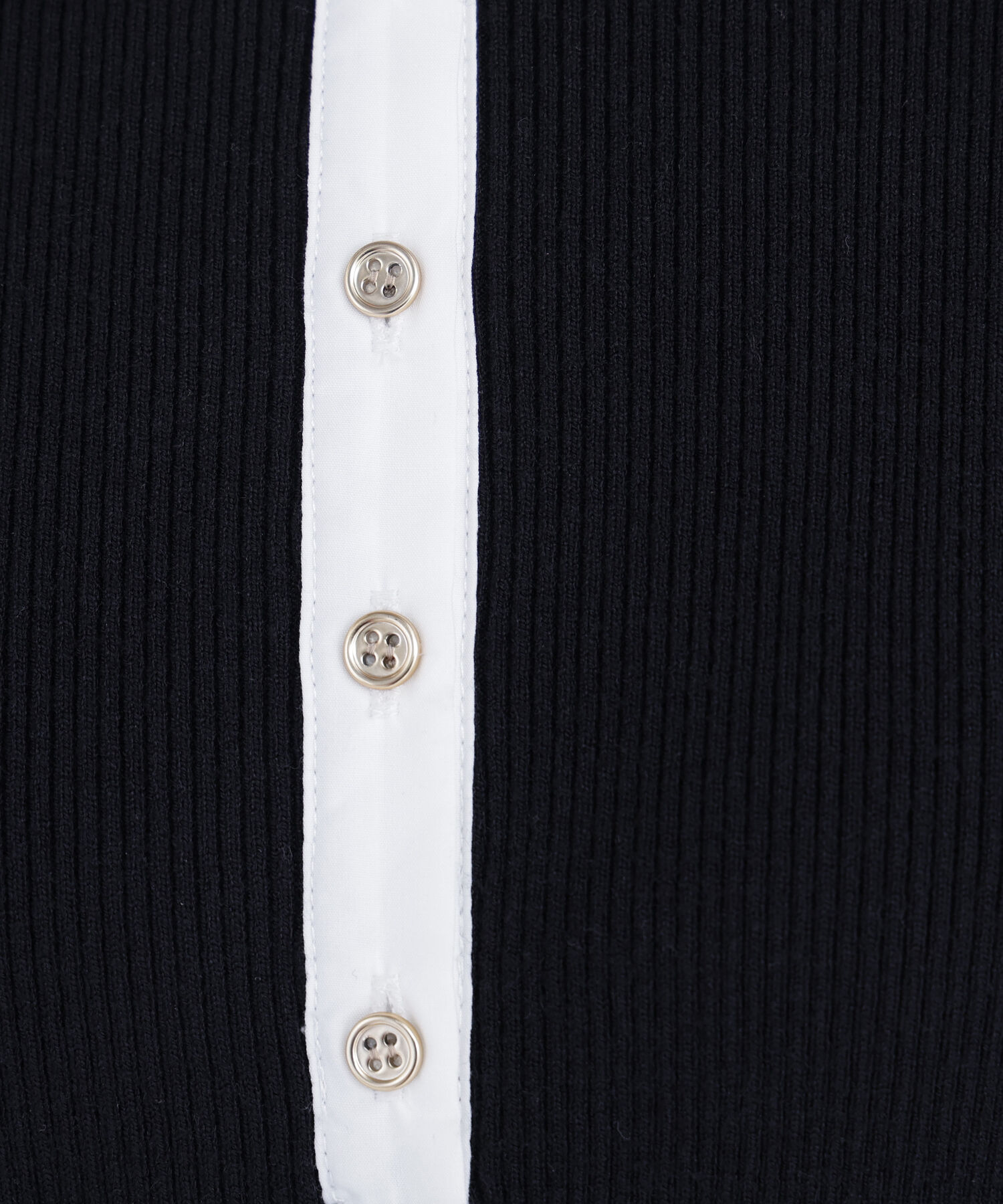  「襟付リブニットワンピース」|ワンピース|