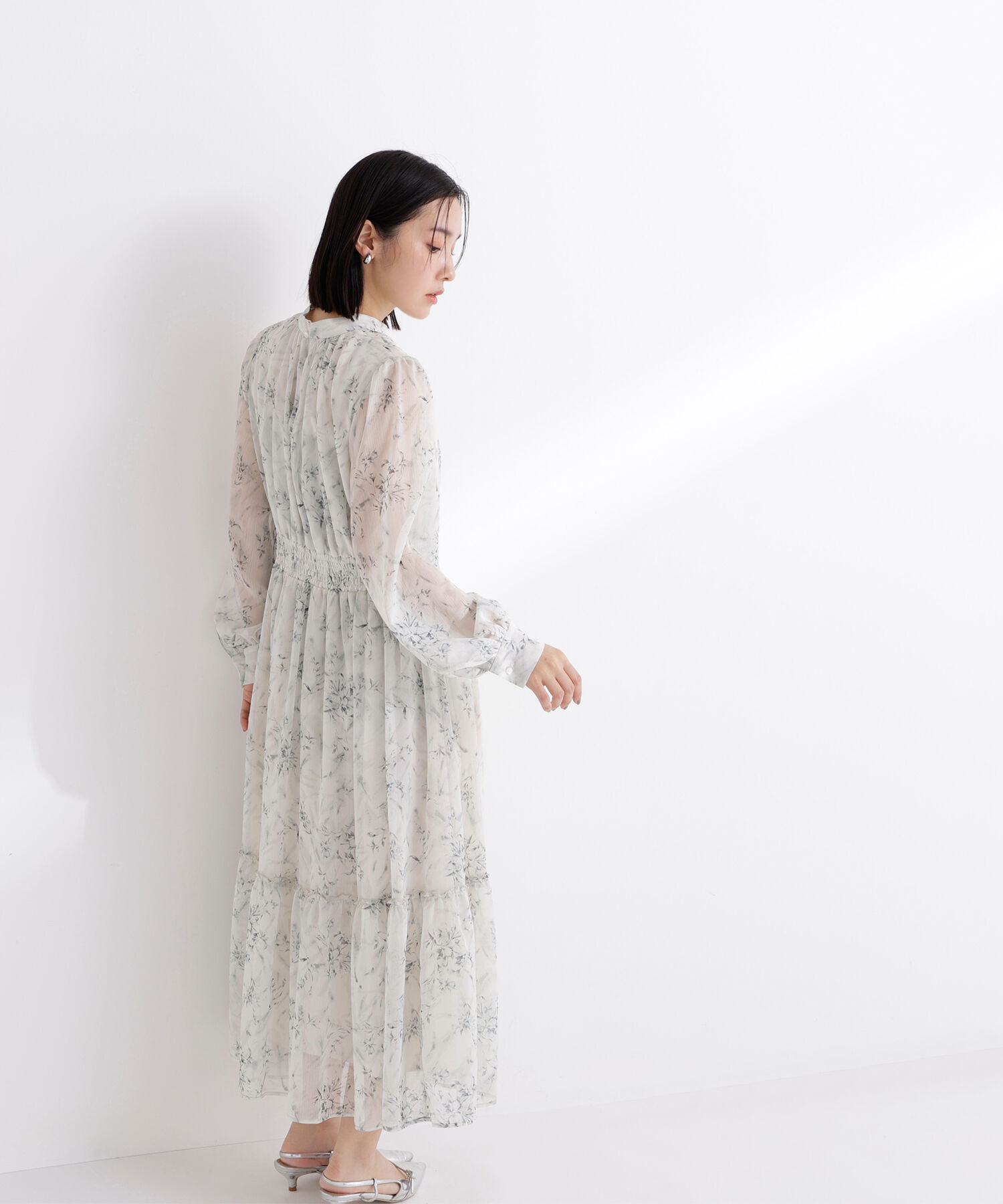  「フラワーシフォンワンピース」|ワンピース|