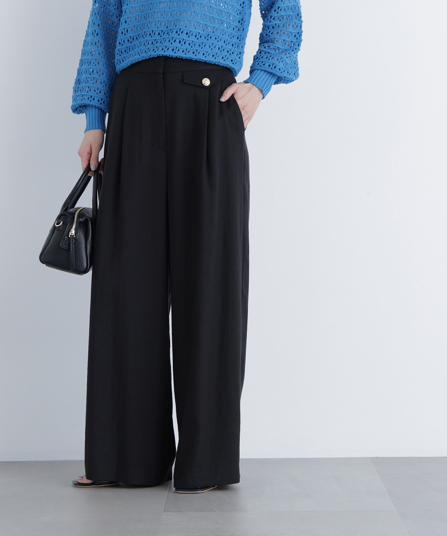  「〈N.〉シンチバックワイドパンツ」|その他|