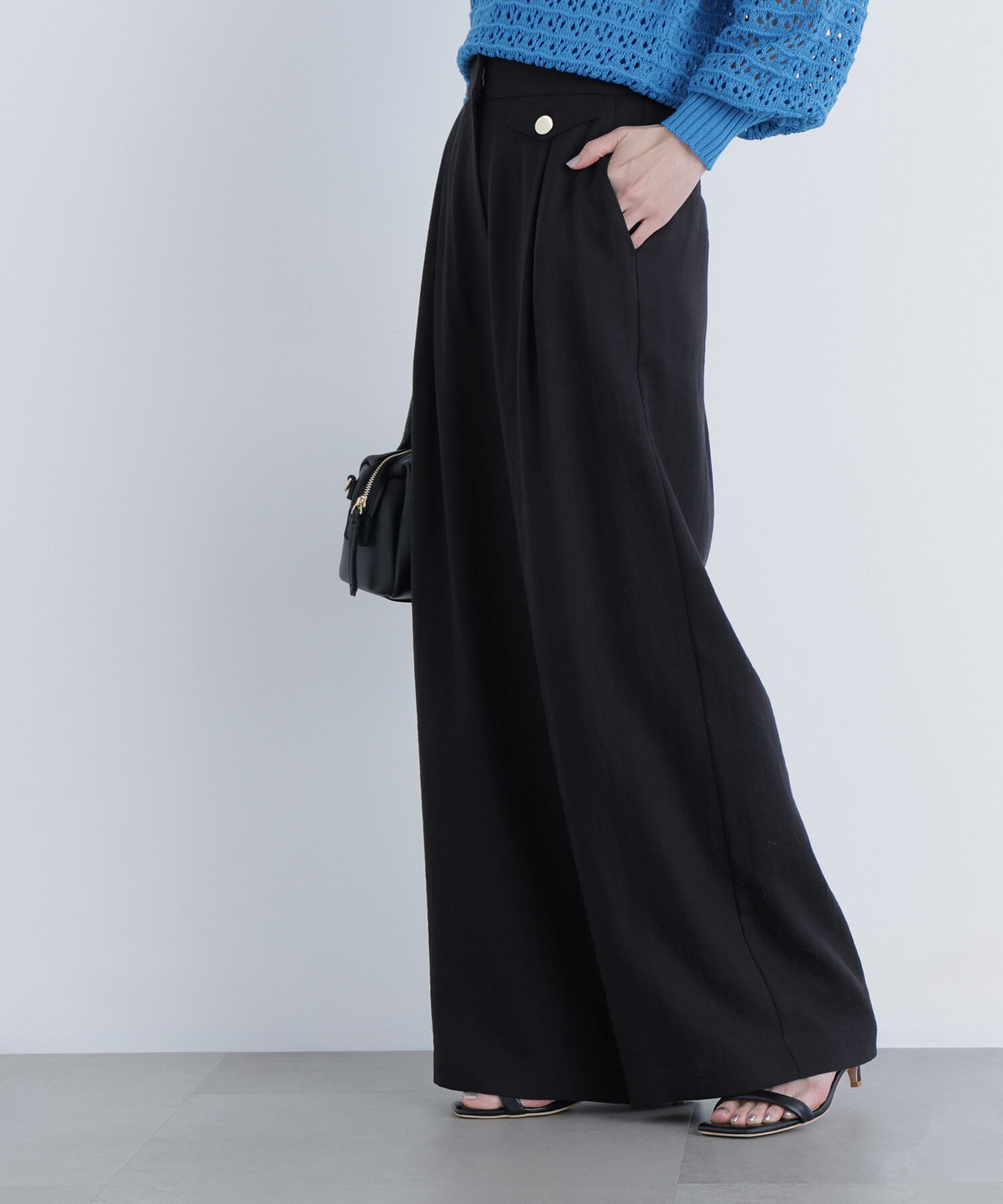  「〈N.〉シンチバックワイドパンツ」|その他|