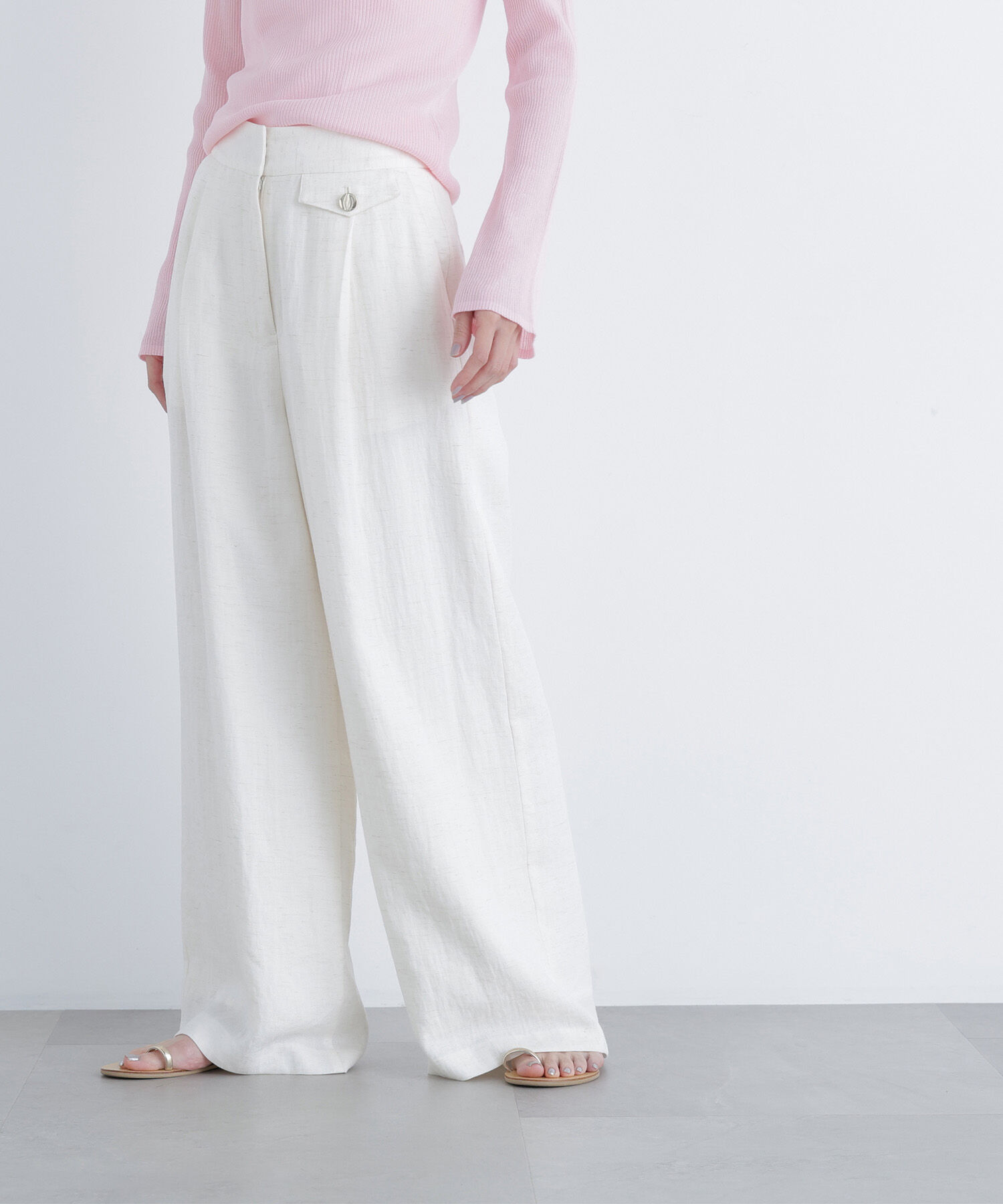  「〈N.〉シンチバックワイドパンツ」|その他|