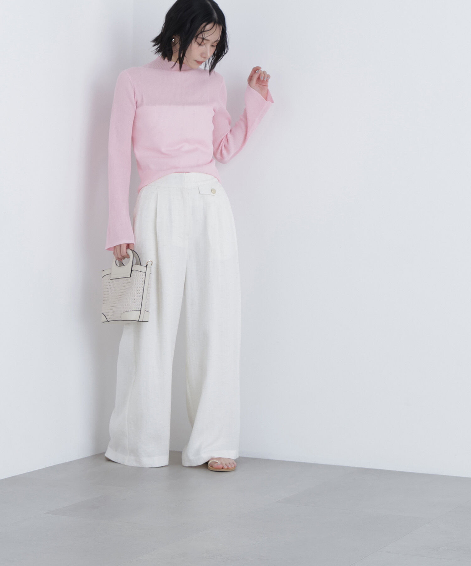  「〈N.〉シンチバックワイドパンツ」|その他|