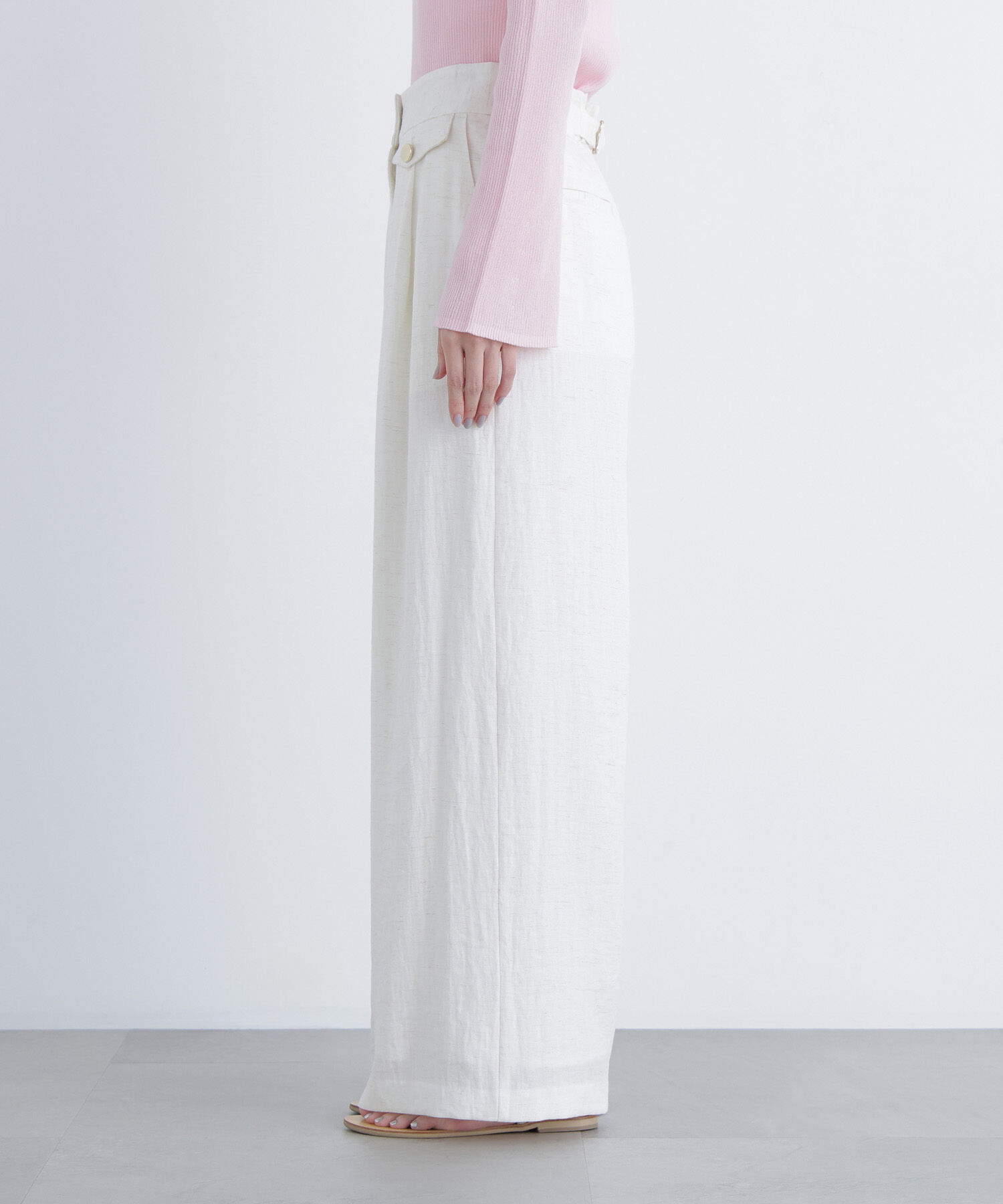  「〈N.〉シンチバックワイドパンツ」|その他|