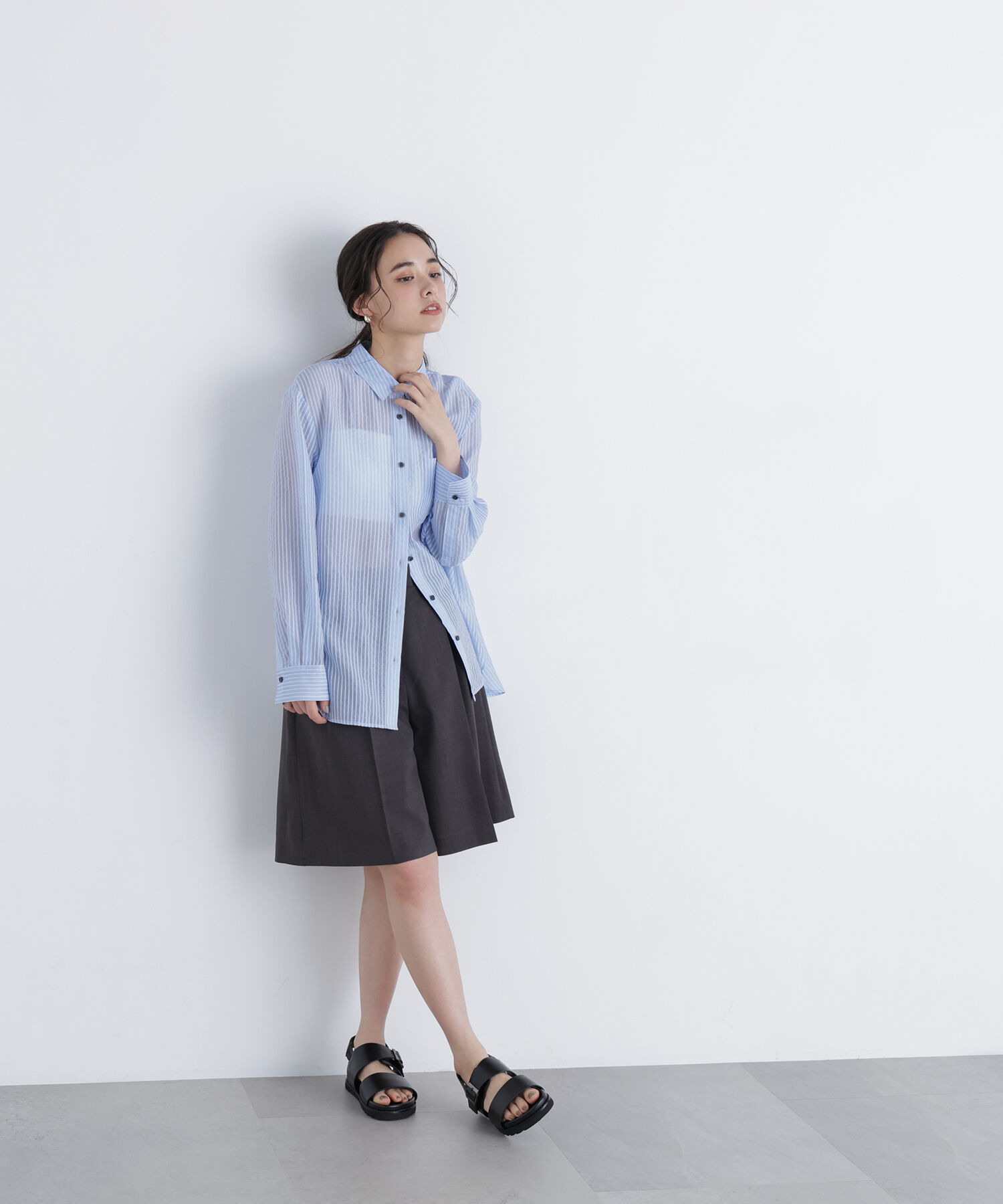  「リネンライク SETUP パンツ」|その他|