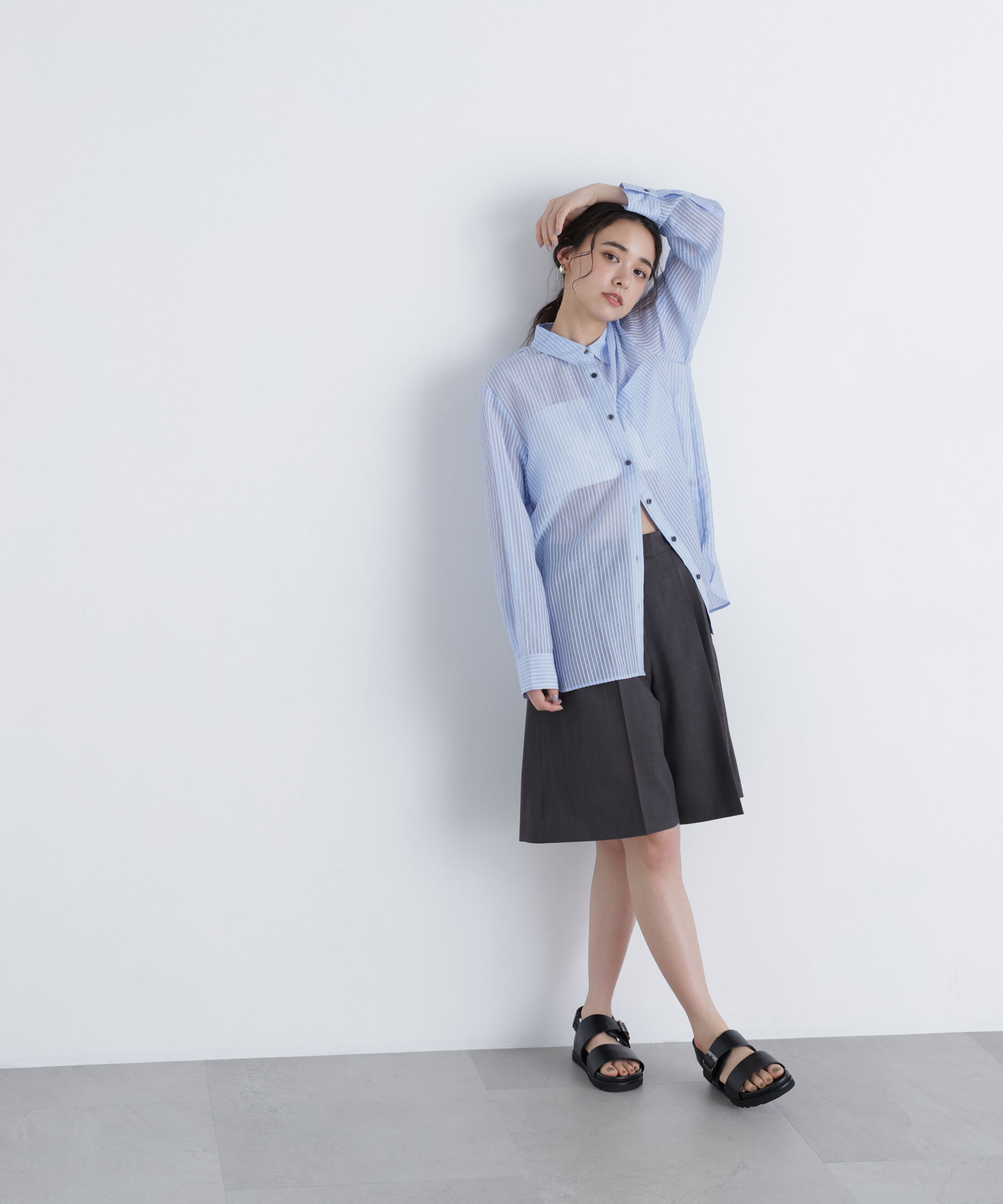  「リネンライク SETUP パンツ」|その他|