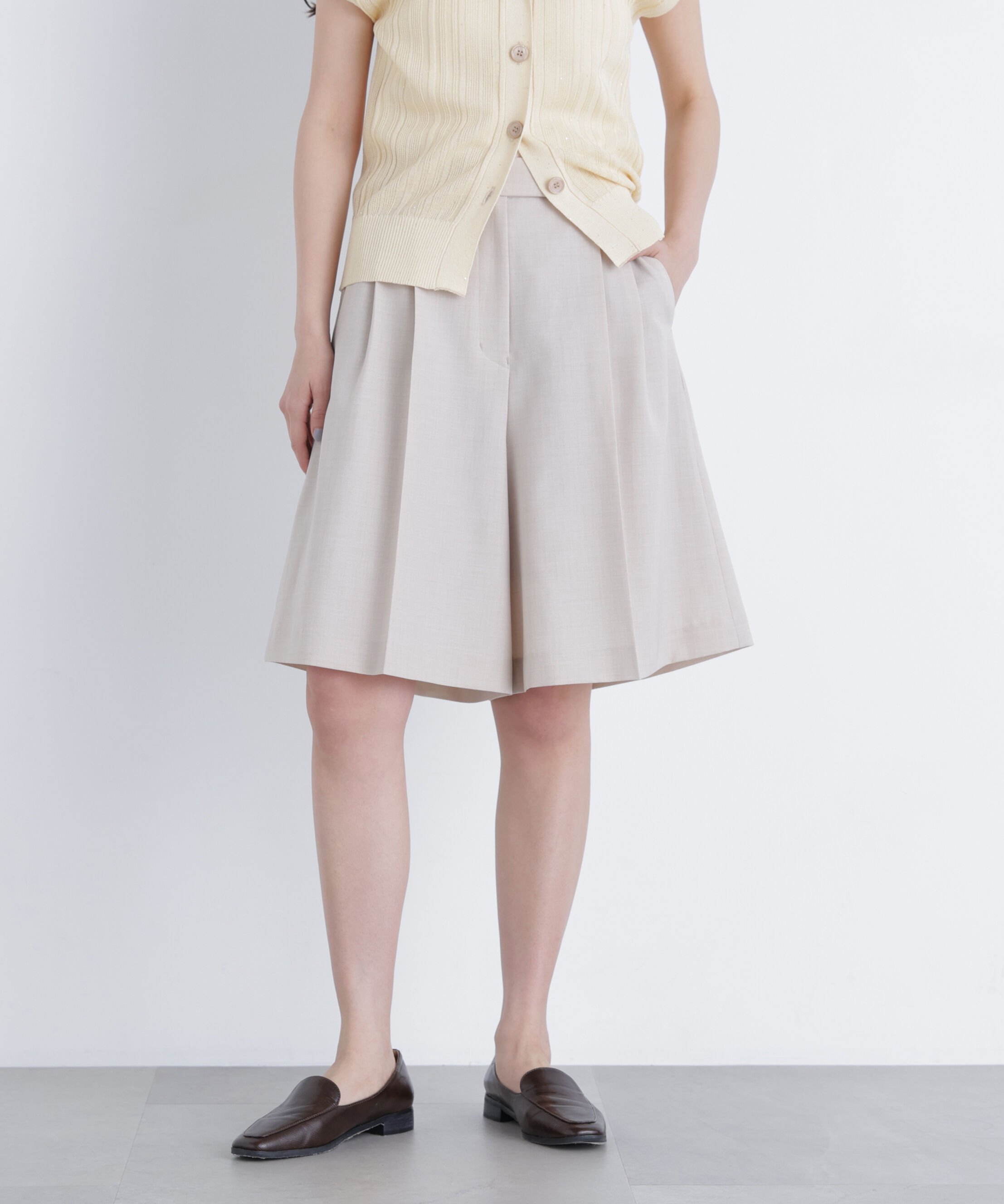  「リネンライク SETUP パンツ」|その他|