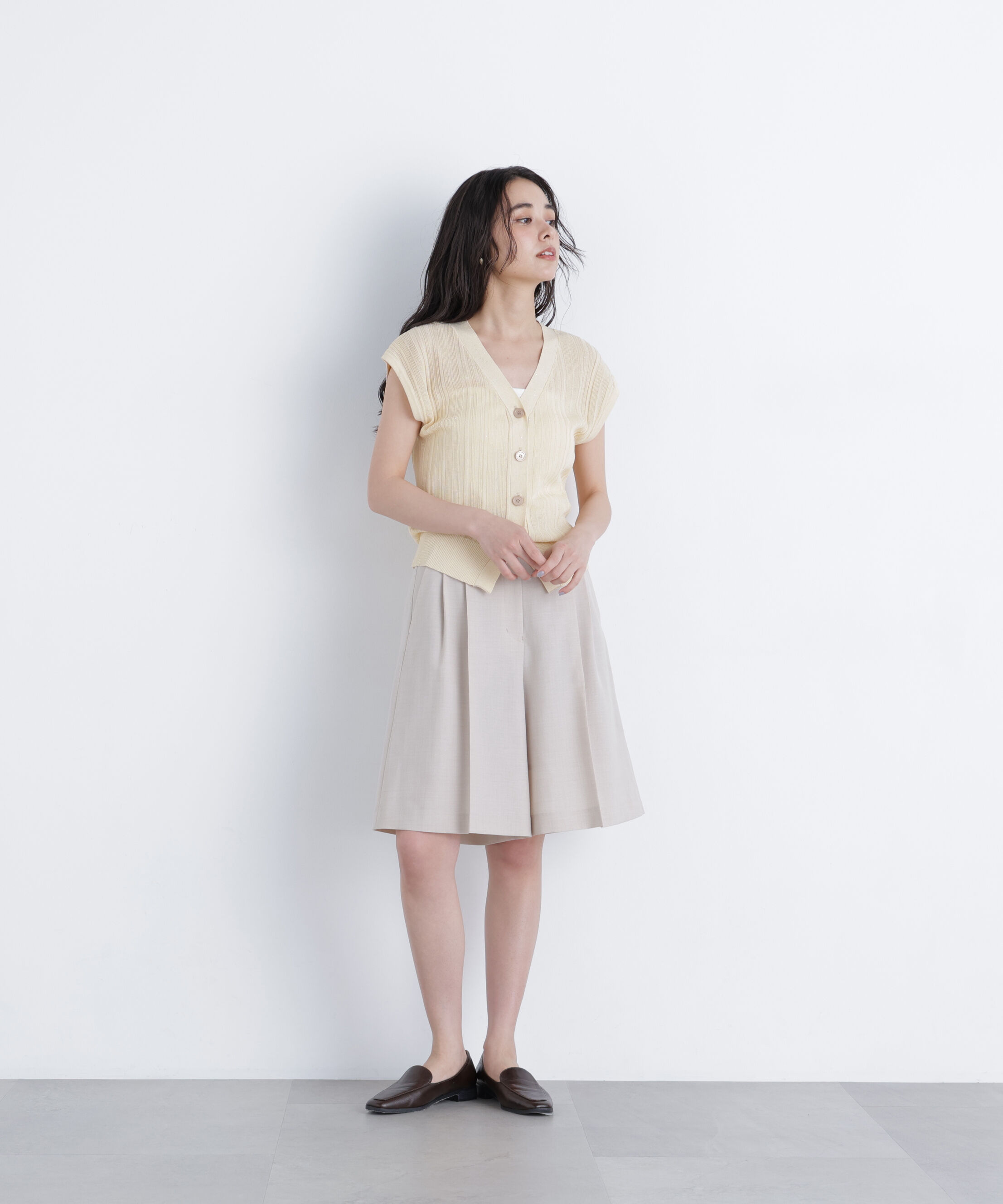  「リネンライク SETUP パンツ」|その他|