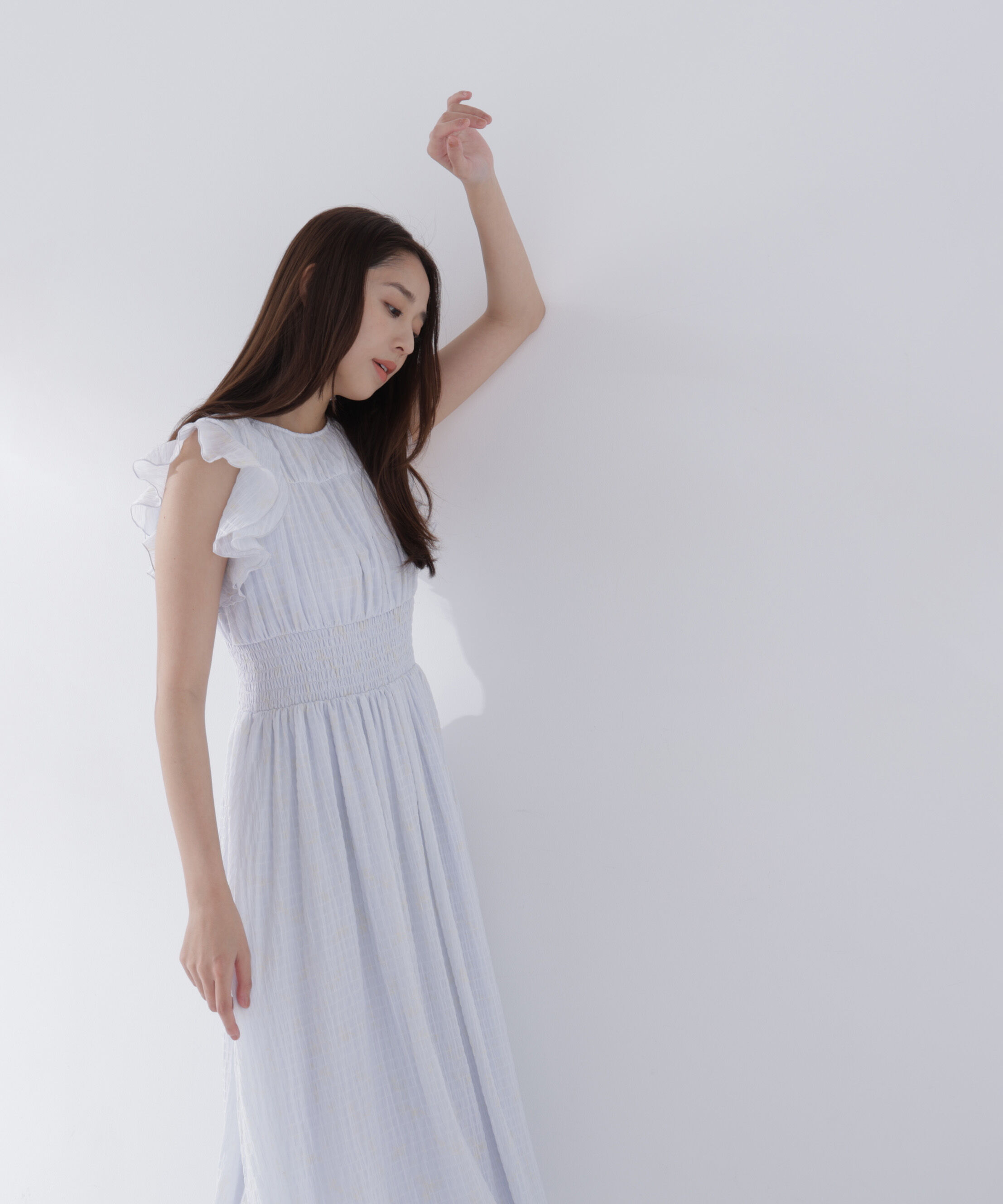  「フラワープリントフリルワンピース」|ワンピース|