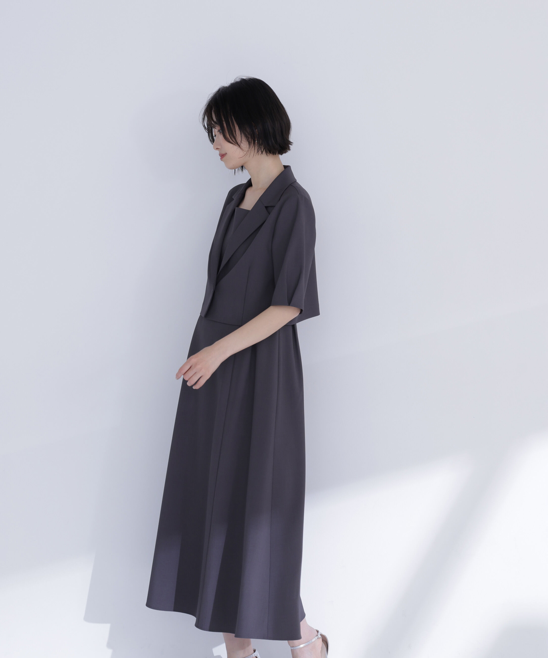  「ショートジャケット＆ワンピース」|ワンピース|