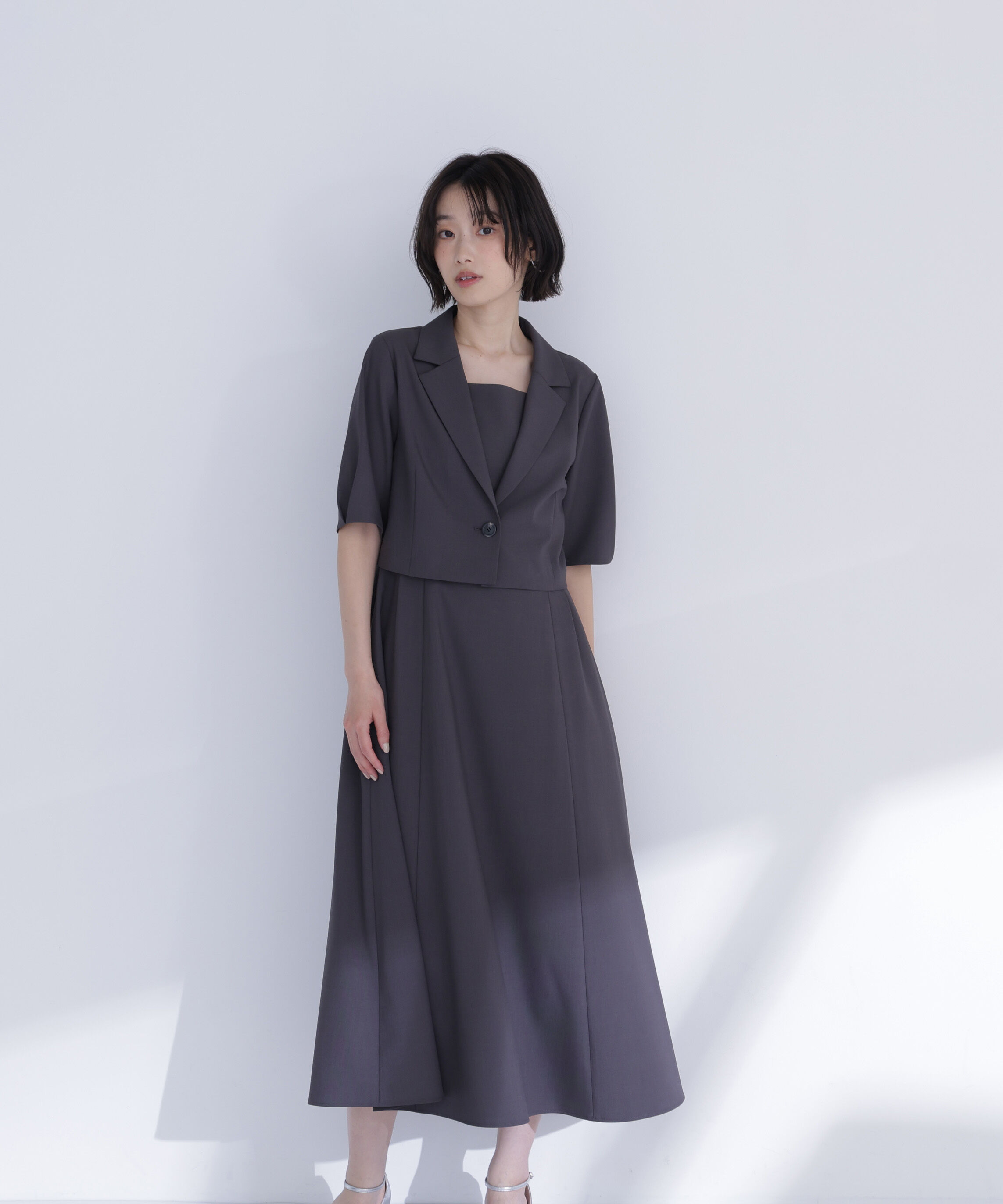  「ショートジャケット＆ワンピース」|ワンピース|