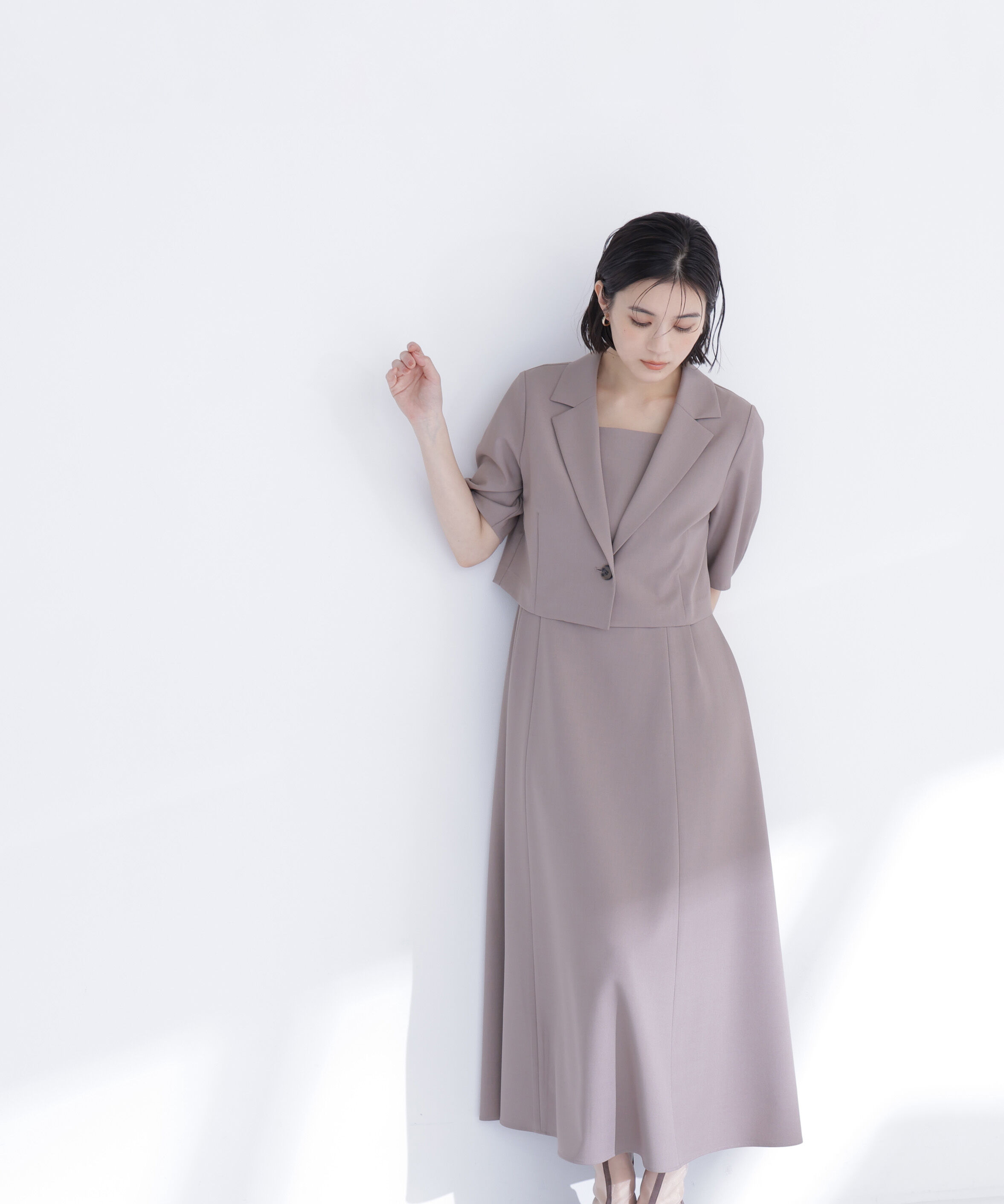  「ショートジャケット＆ワンピース」|ワンピース|
