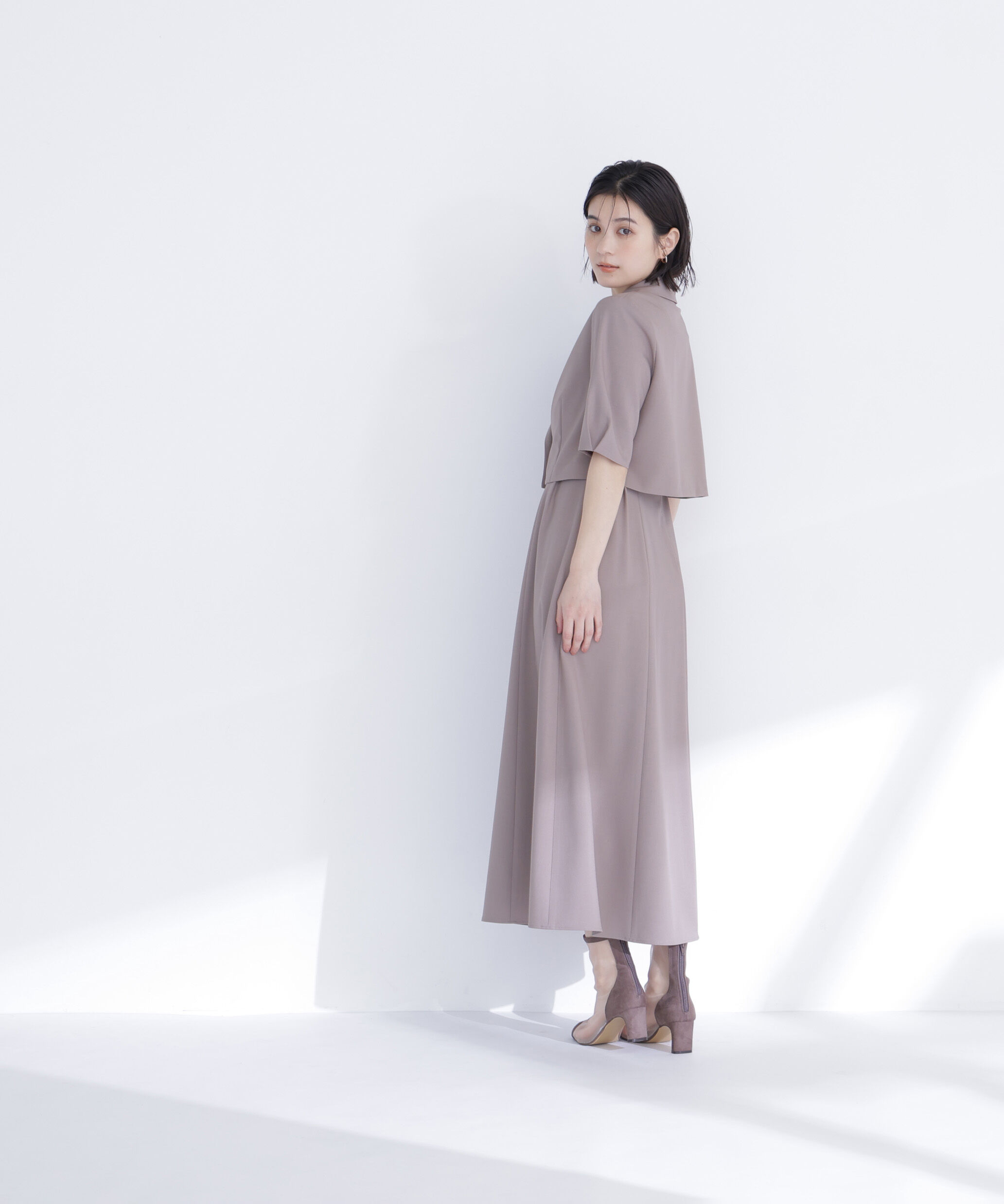  「ショートジャケット＆ワンピース」|ワンピース|