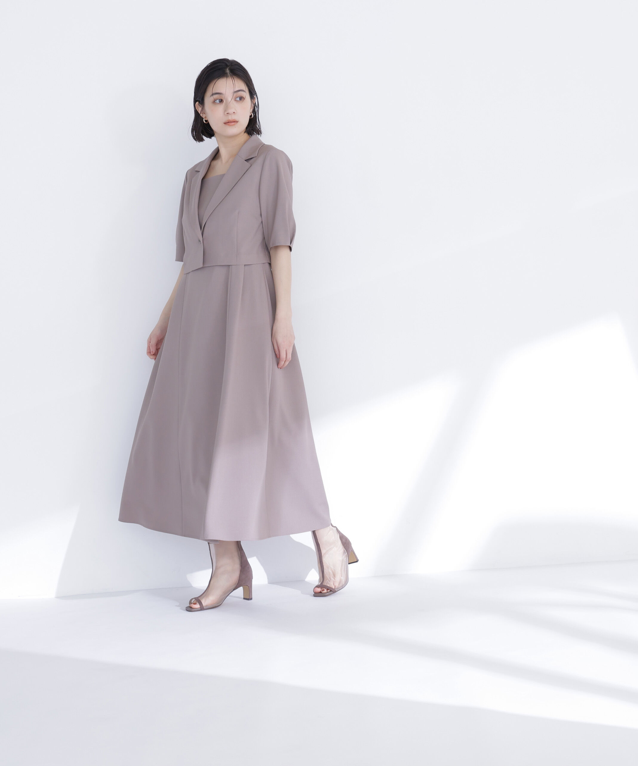  「ショートジャケット＆ワンピース」|ワンピース|