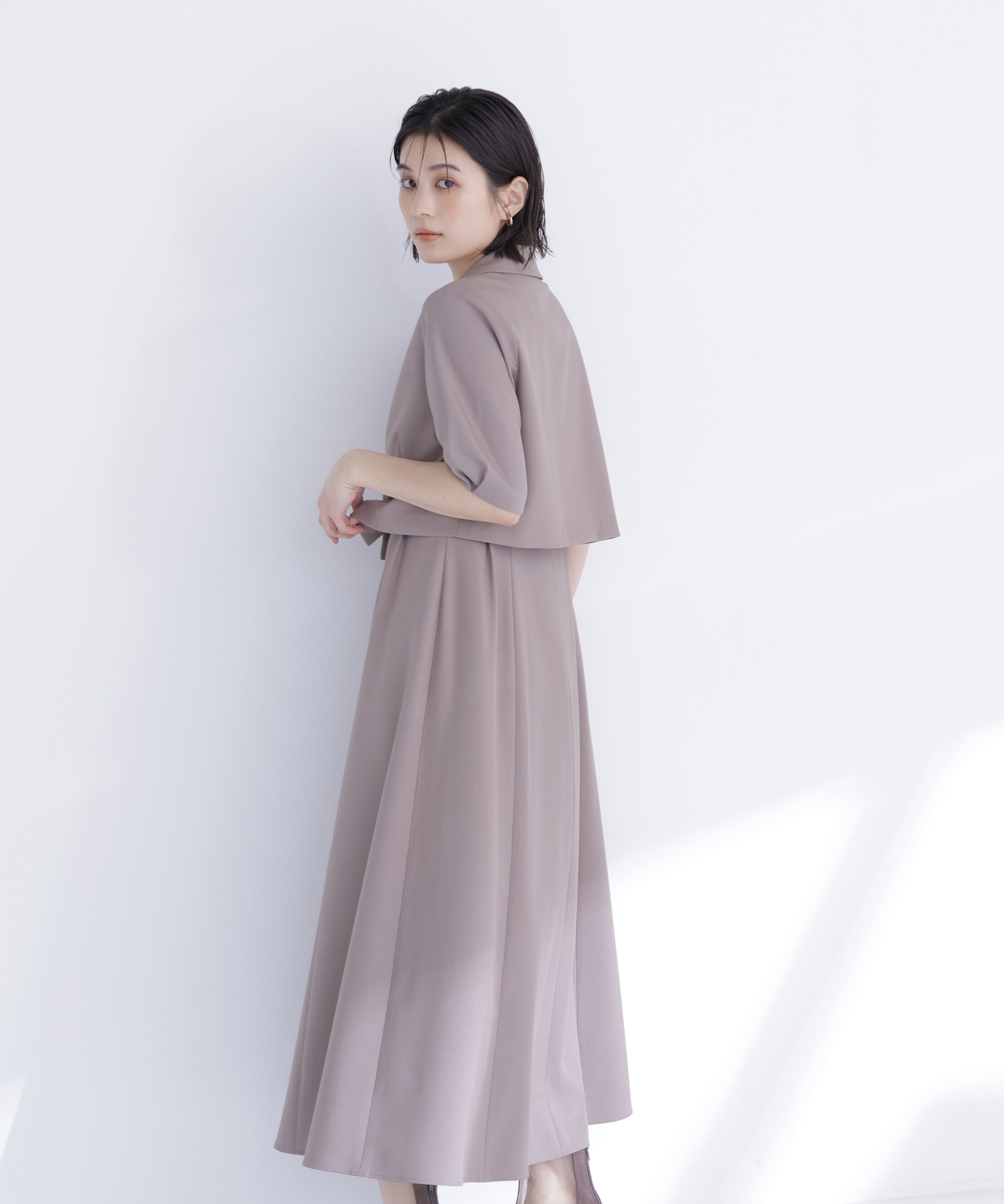  「ショートジャケット＆ワンピース」|ワンピース|