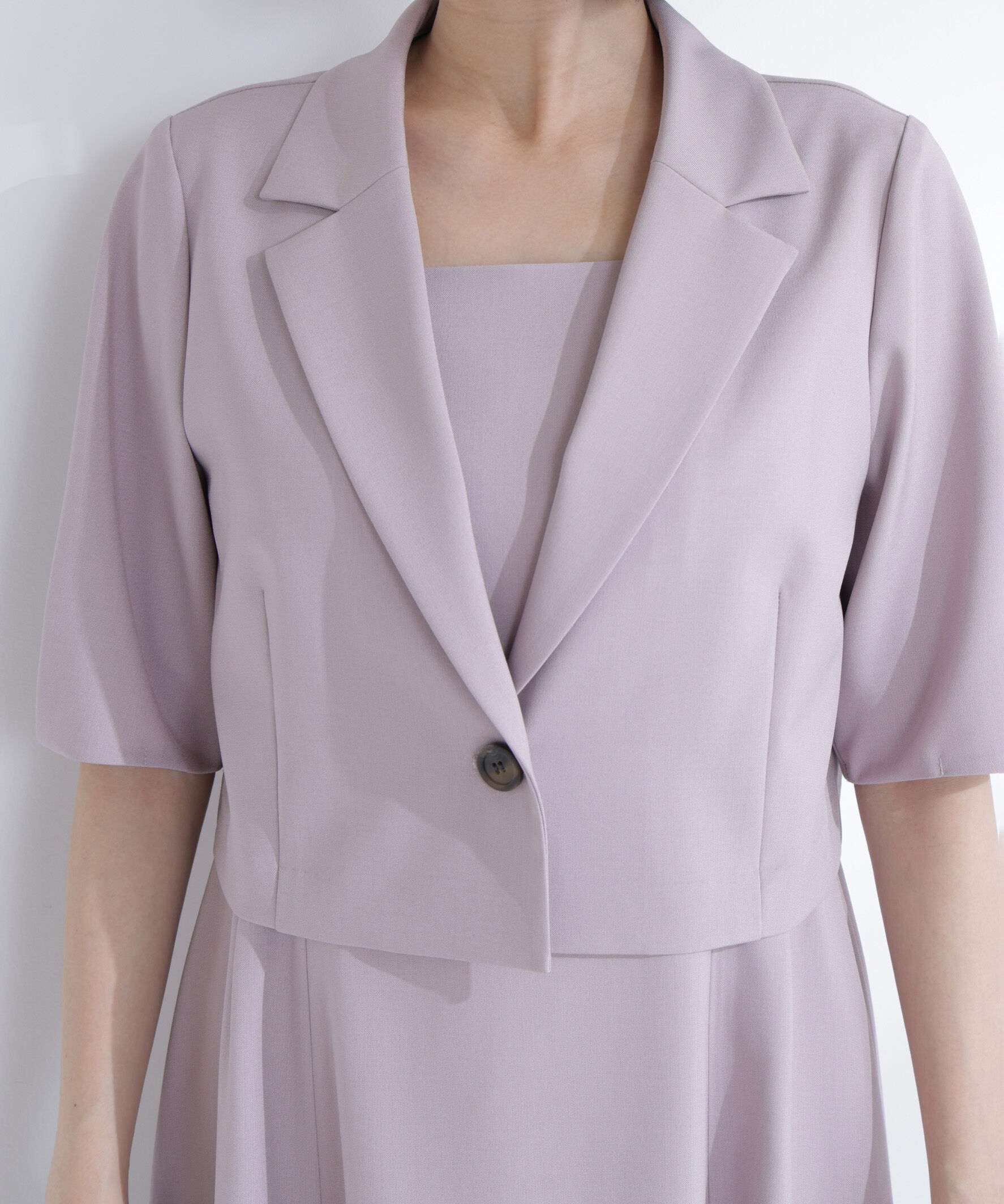  「ショートジャケット＆ワンピース」|ワンピース|