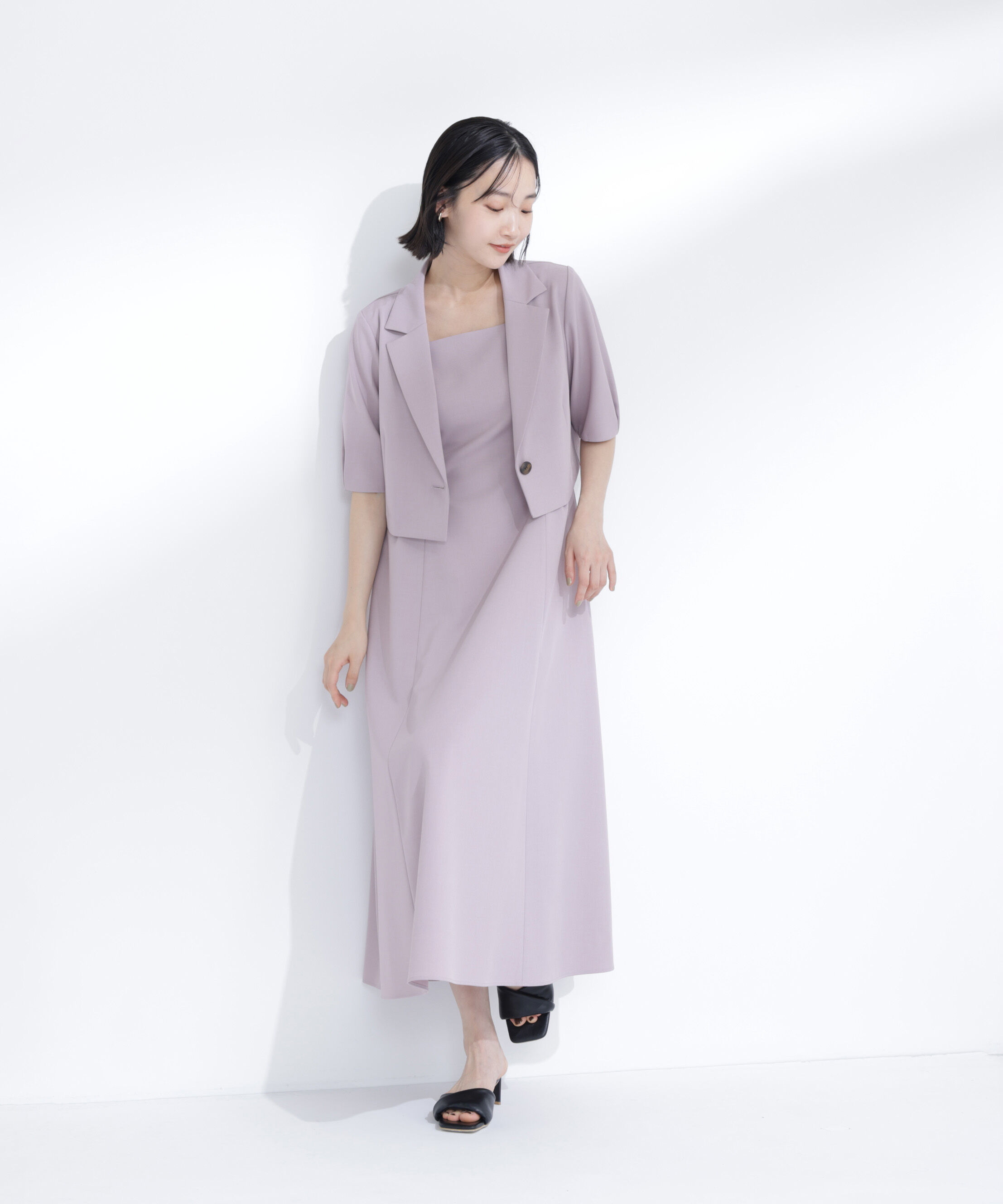  「ショートジャケット＆ワンピース」|ワンピース|