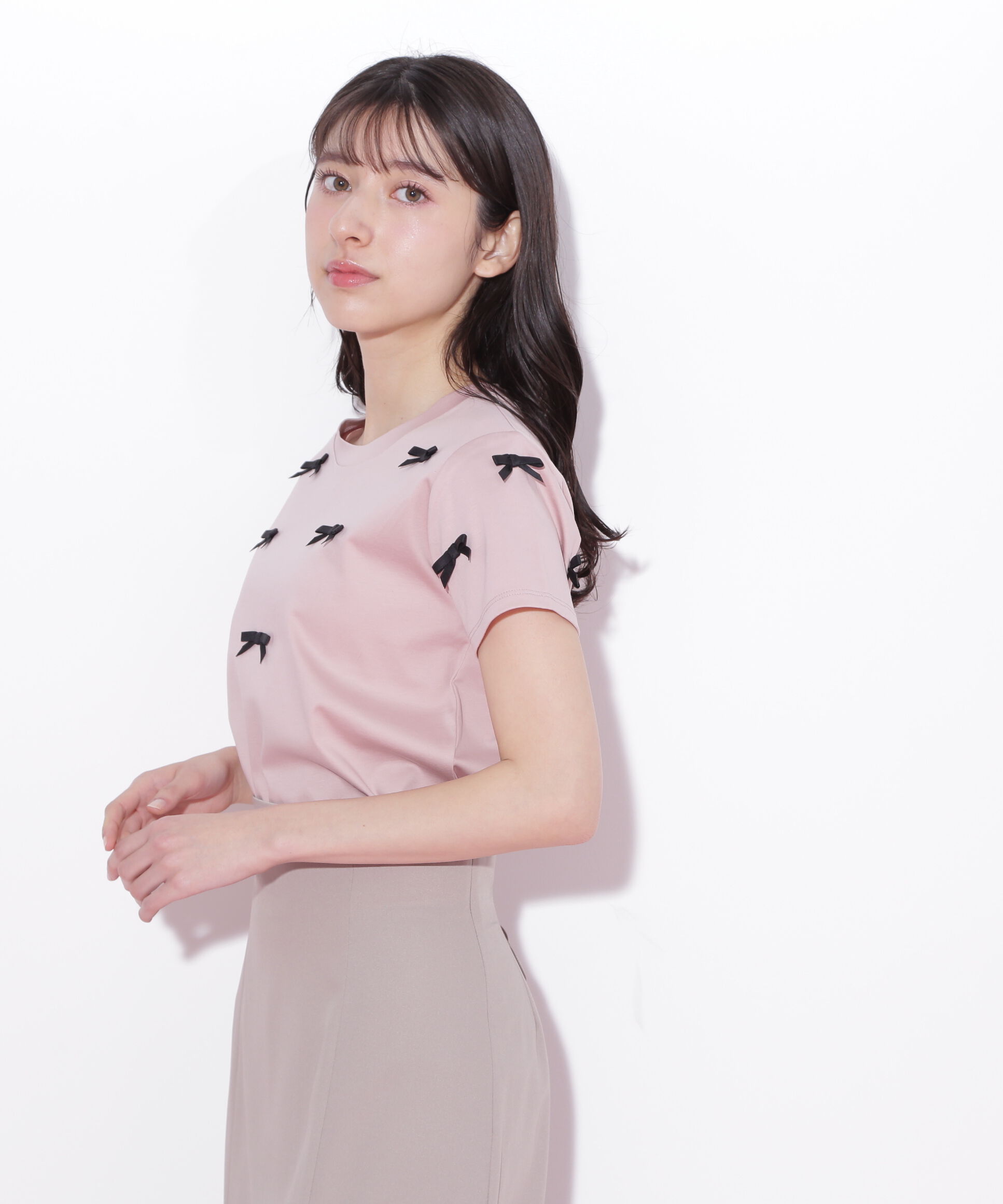  「ランダムリボンTシャツ」|Tシャツ・カットソー|