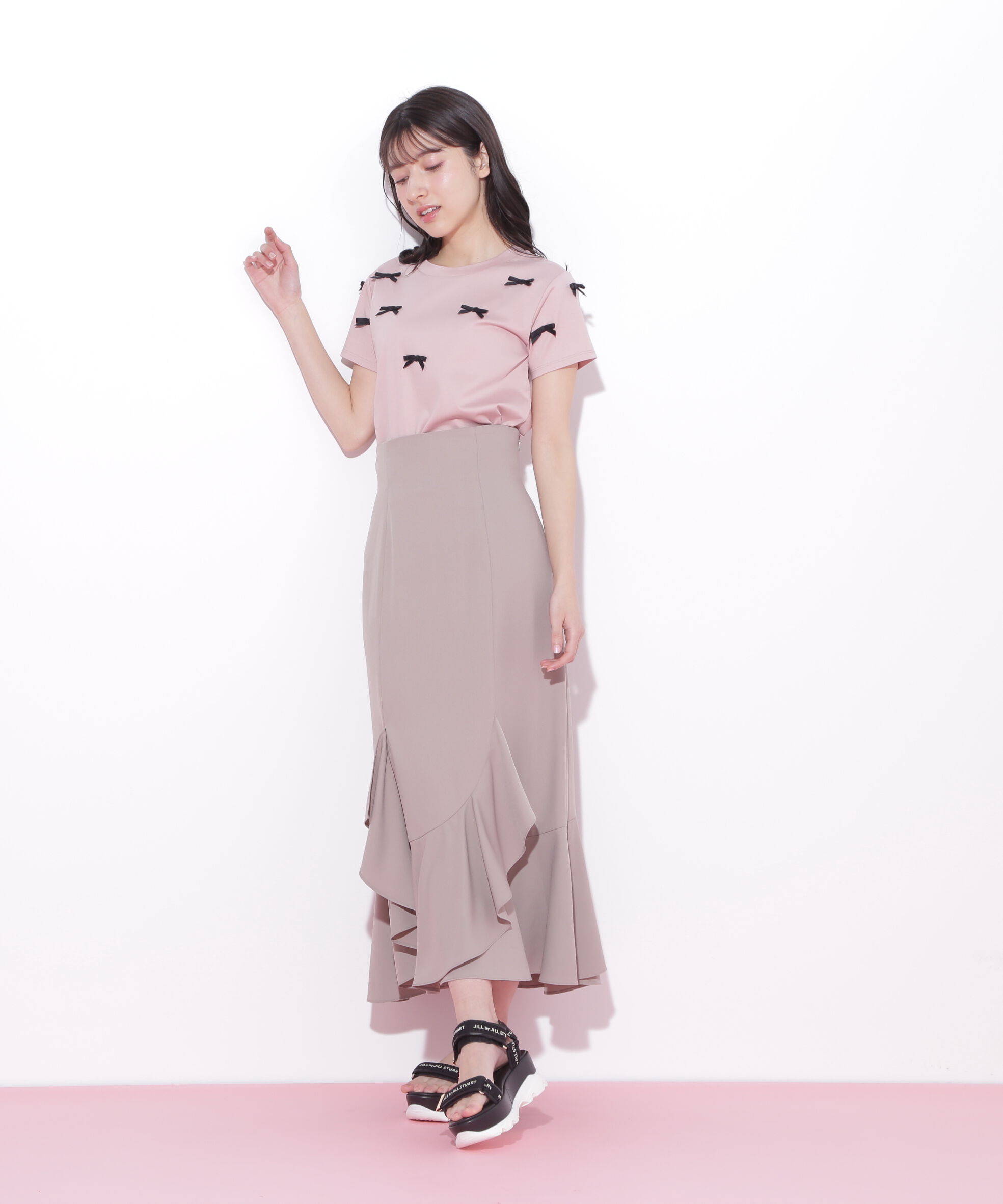  「ランダムリボンTシャツ」|Tシャツ・カットソー|