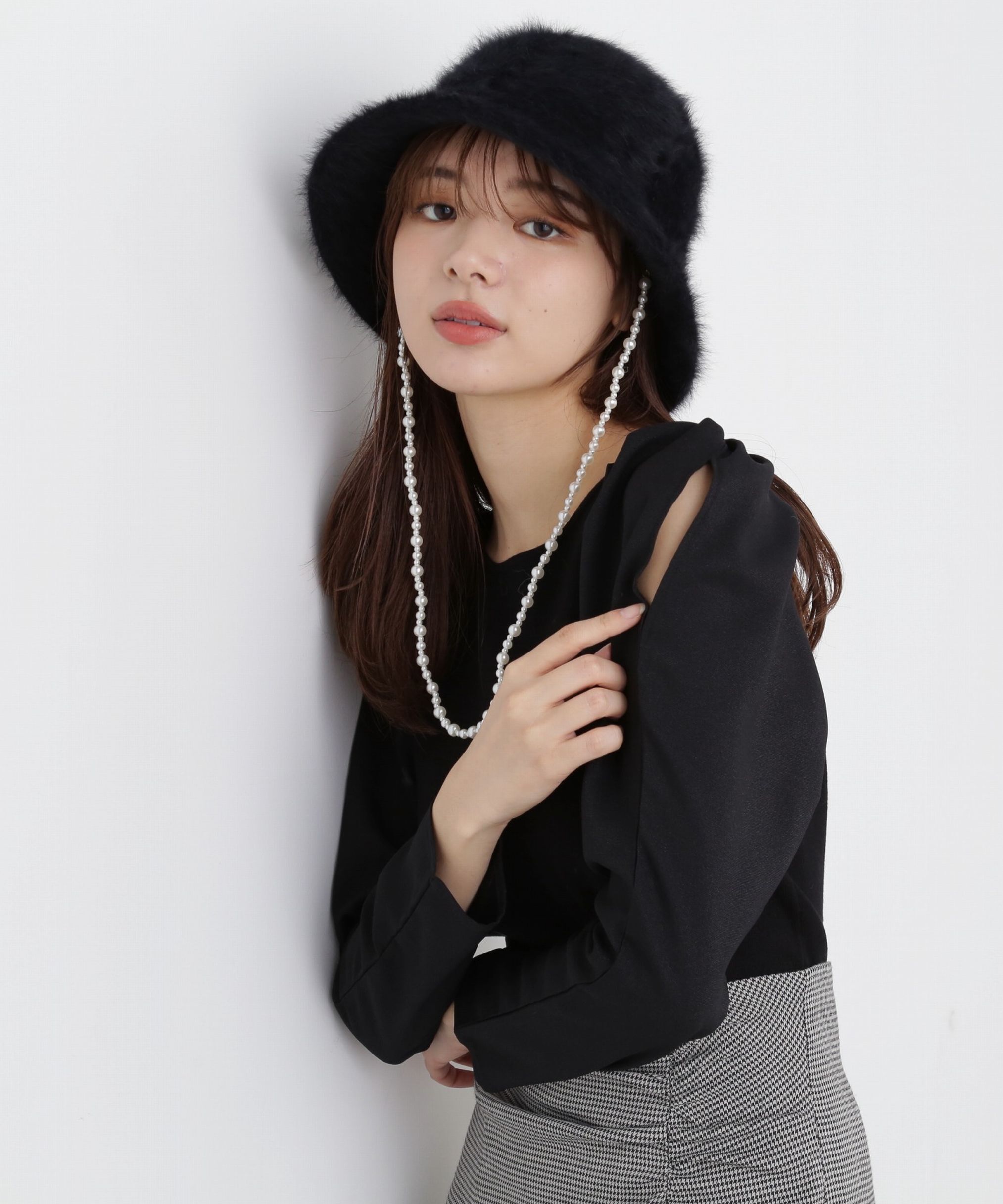 PROPORTION BODY DRESSING「スリットスリーブニット」|ニット・セーター|ブラック