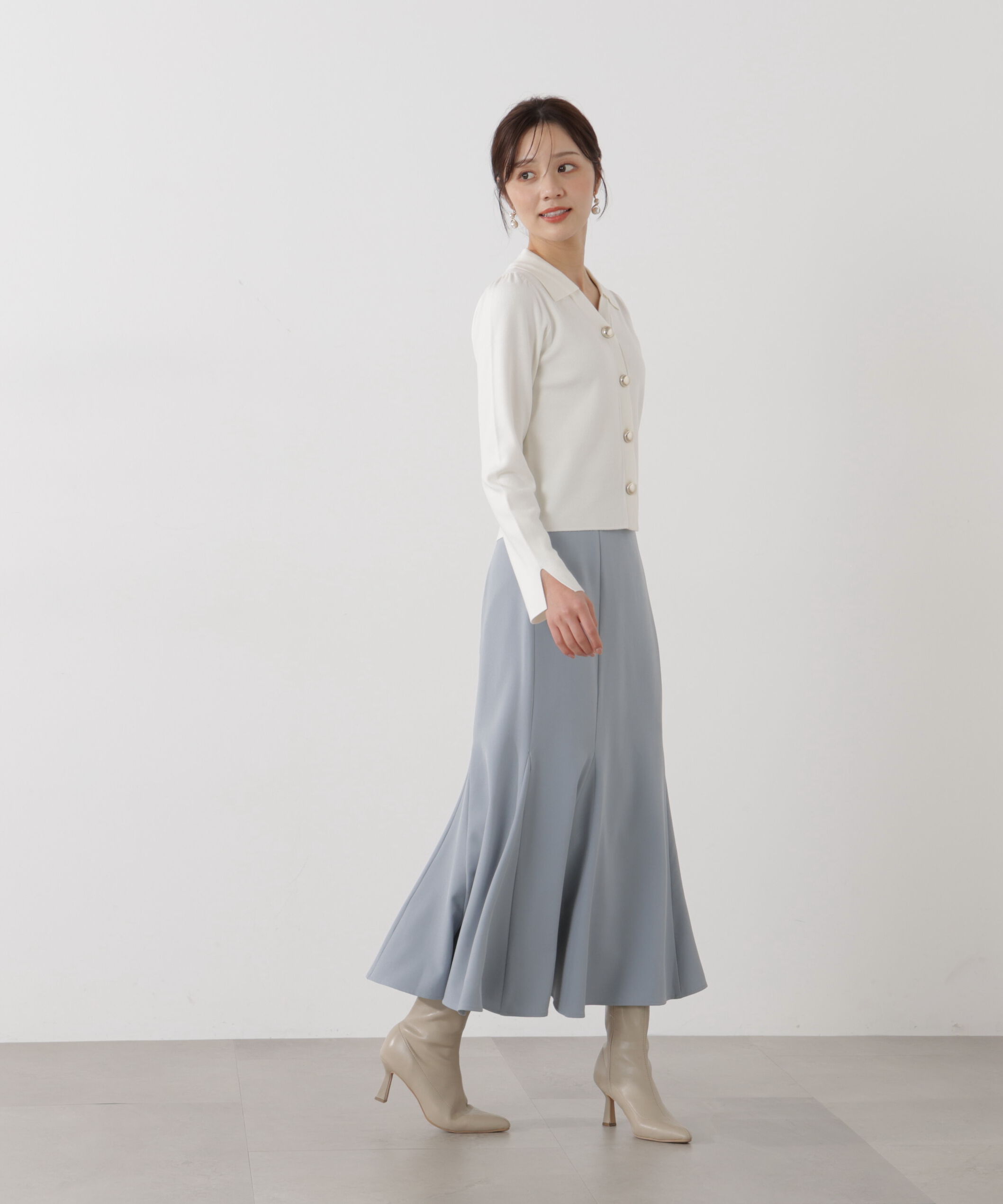 PROPORTION BODY DRESSING「ハイウエストマーメイドスカート　26SS」|スカート|