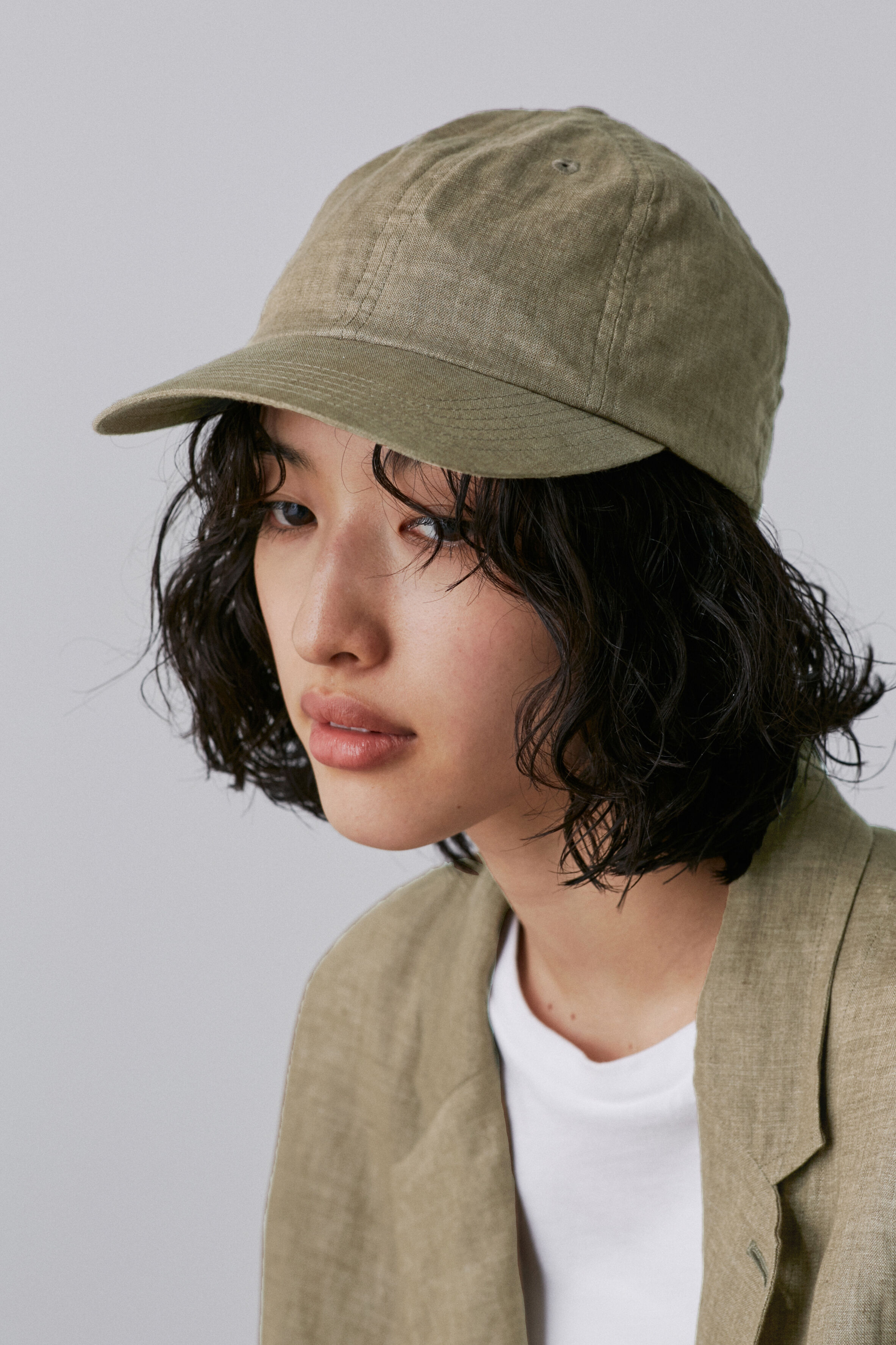 YLEVE 「KIJIMA TAKAYUKI&times;YLEVE / LINEN POPLIN CAP」|その他|カーキ