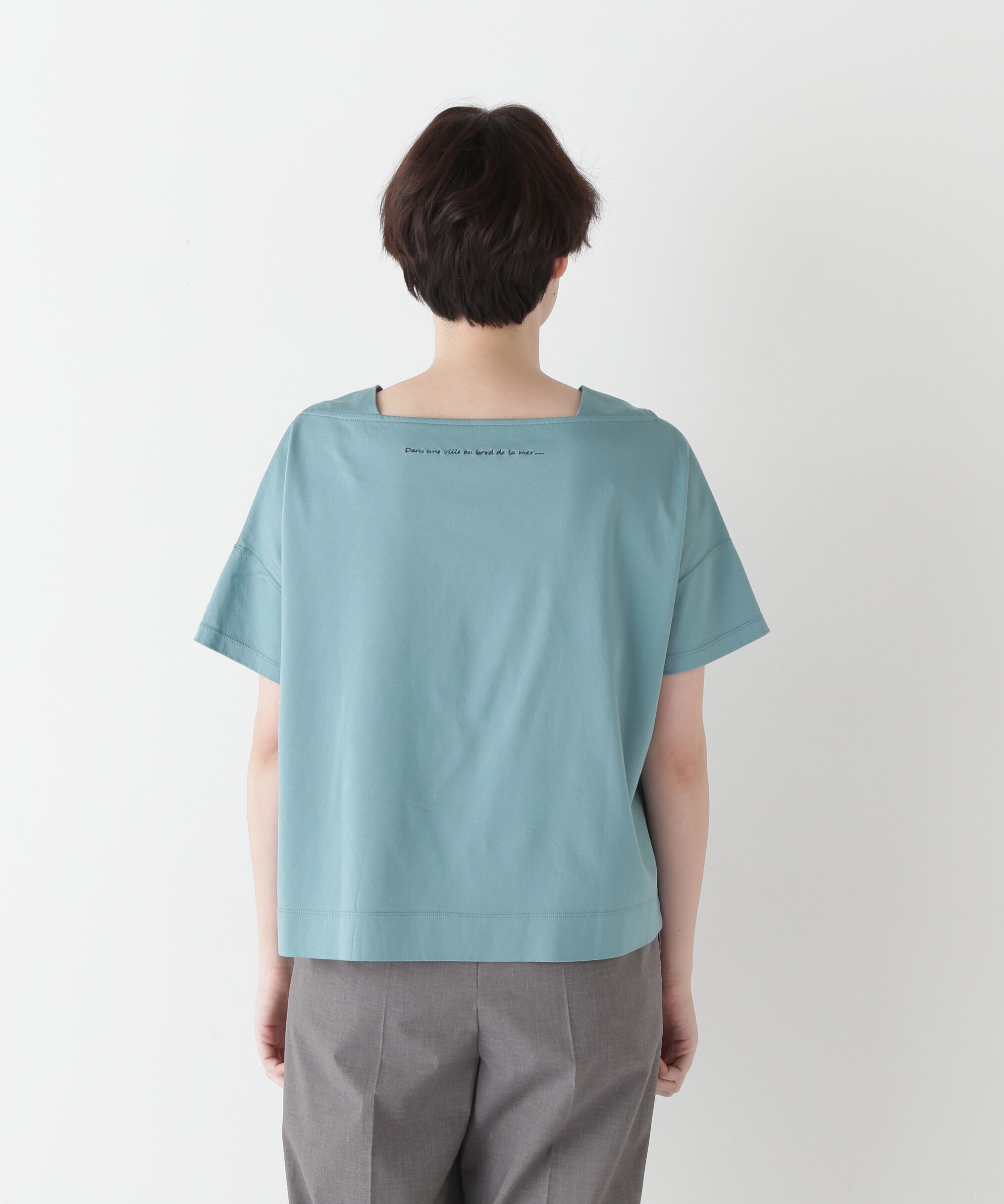  「◆【汗ジミ軽減】バック刺繍ロゴプルオーバー」|Tシャツ・カットソー|