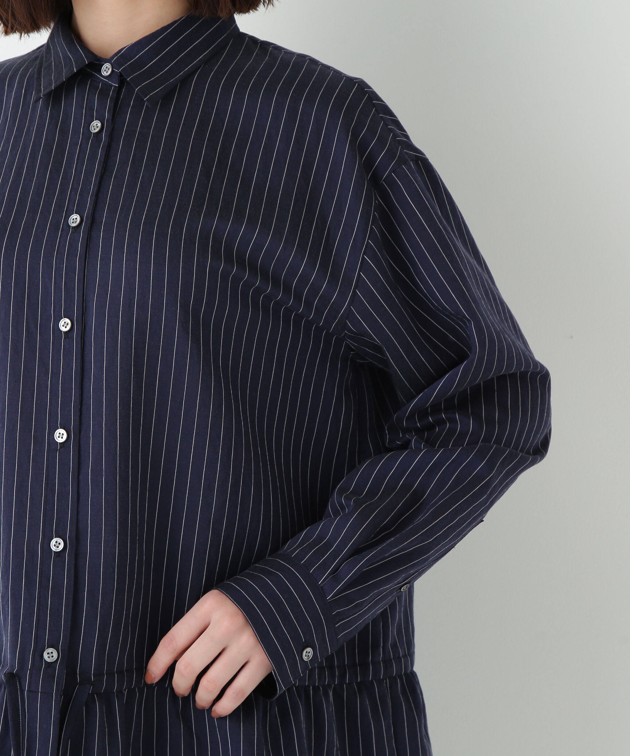  「◆シアストライプブラウス」|シャツ・ブラウス|