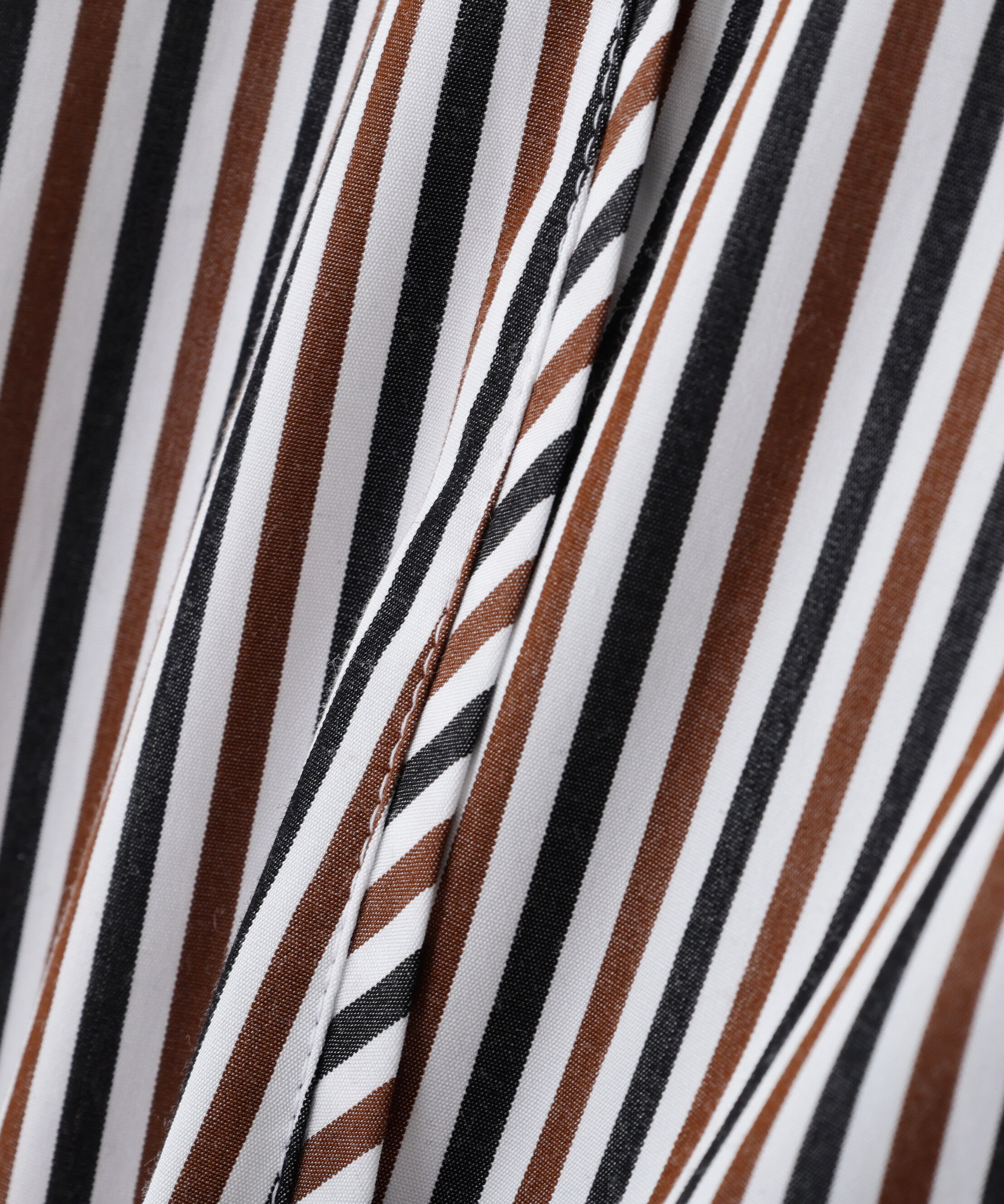  「◆ストライプオーバーブラウス」|シャツ・ブラウス|