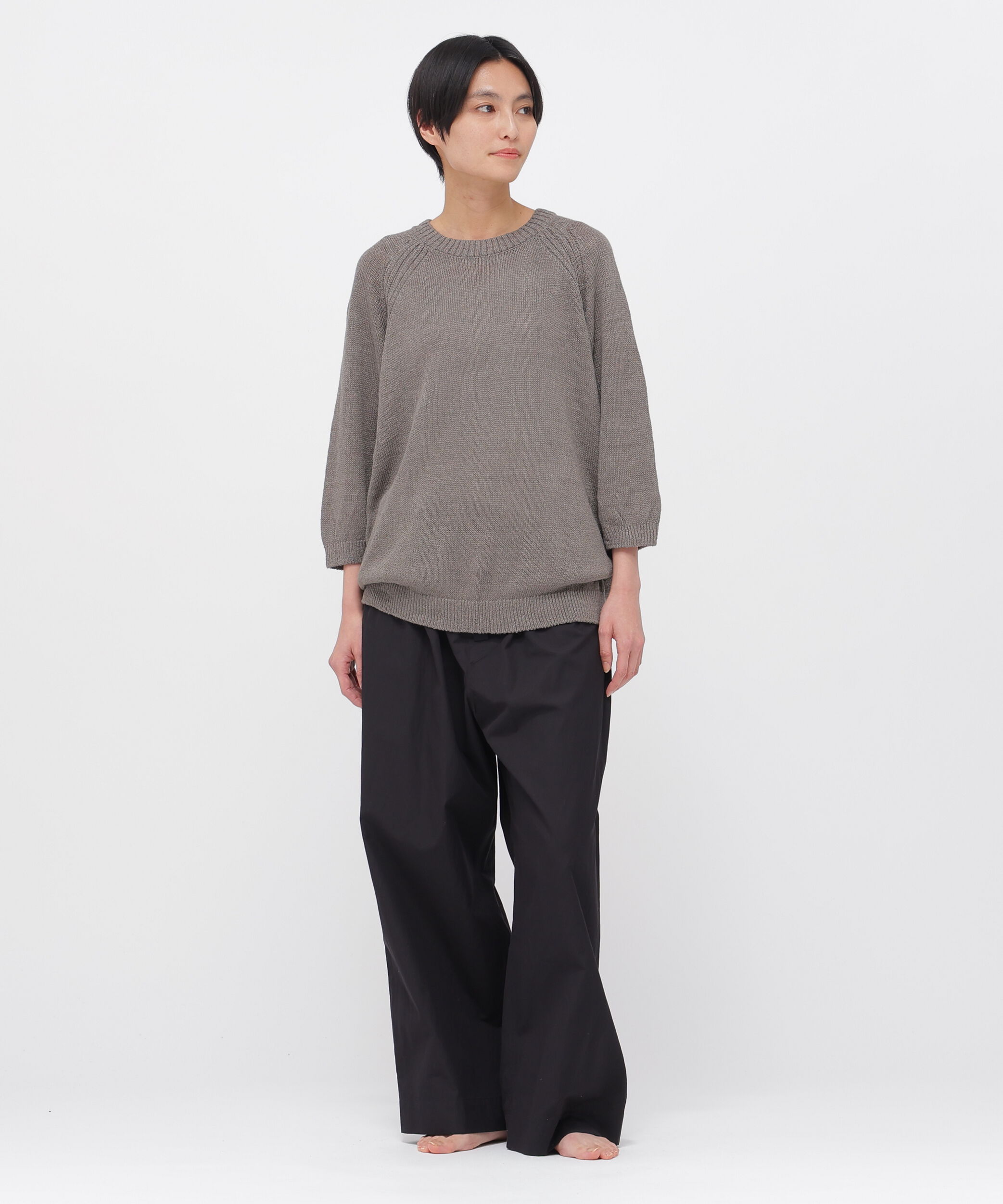 MARGARET HOWELL HOUSEHOLDGOODS「BRAIDED LINEN KNITWEAR」|ニット・セーター|