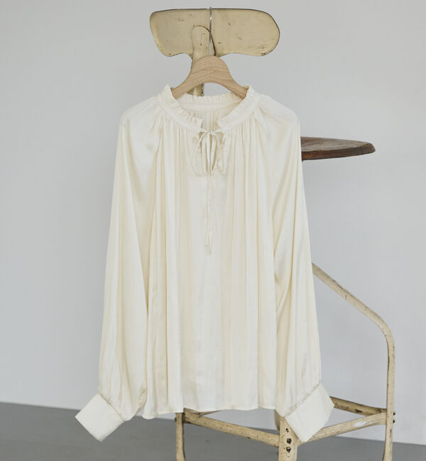 Doux archives「２ＷＡＹスタンドフリルブラウス」|シャツ・ブラウス|